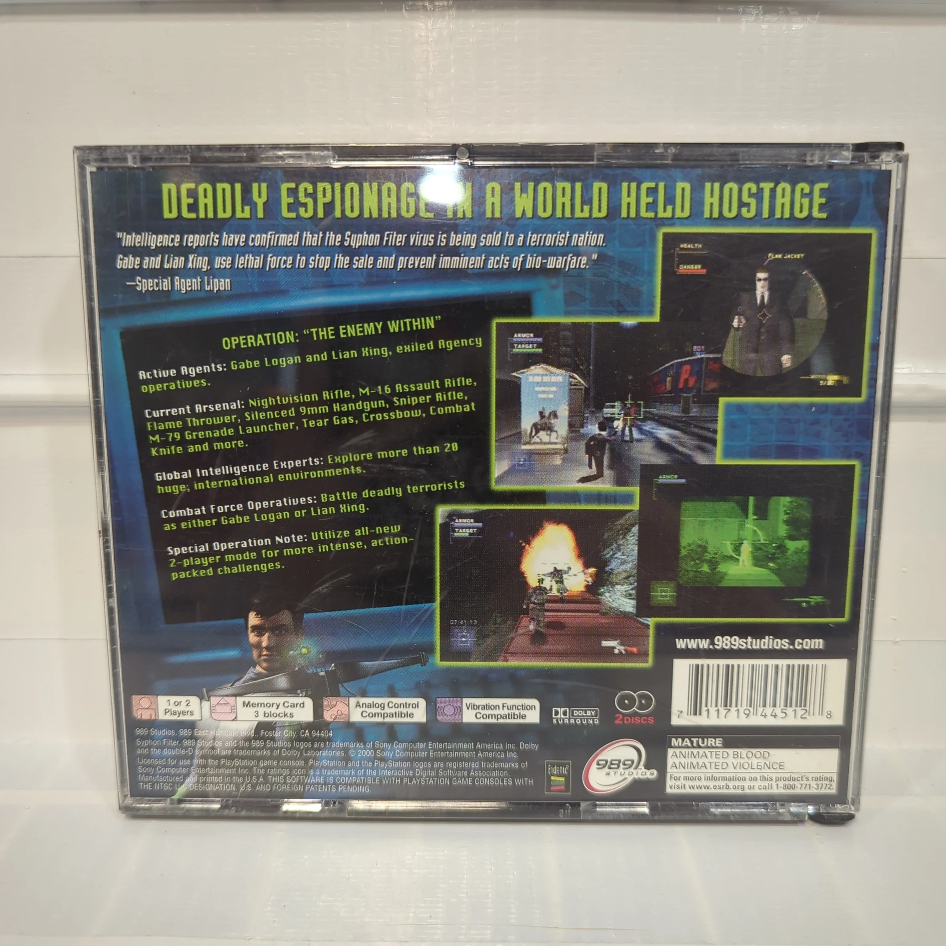 Syphon Filter 2 - Playstation - Image 2