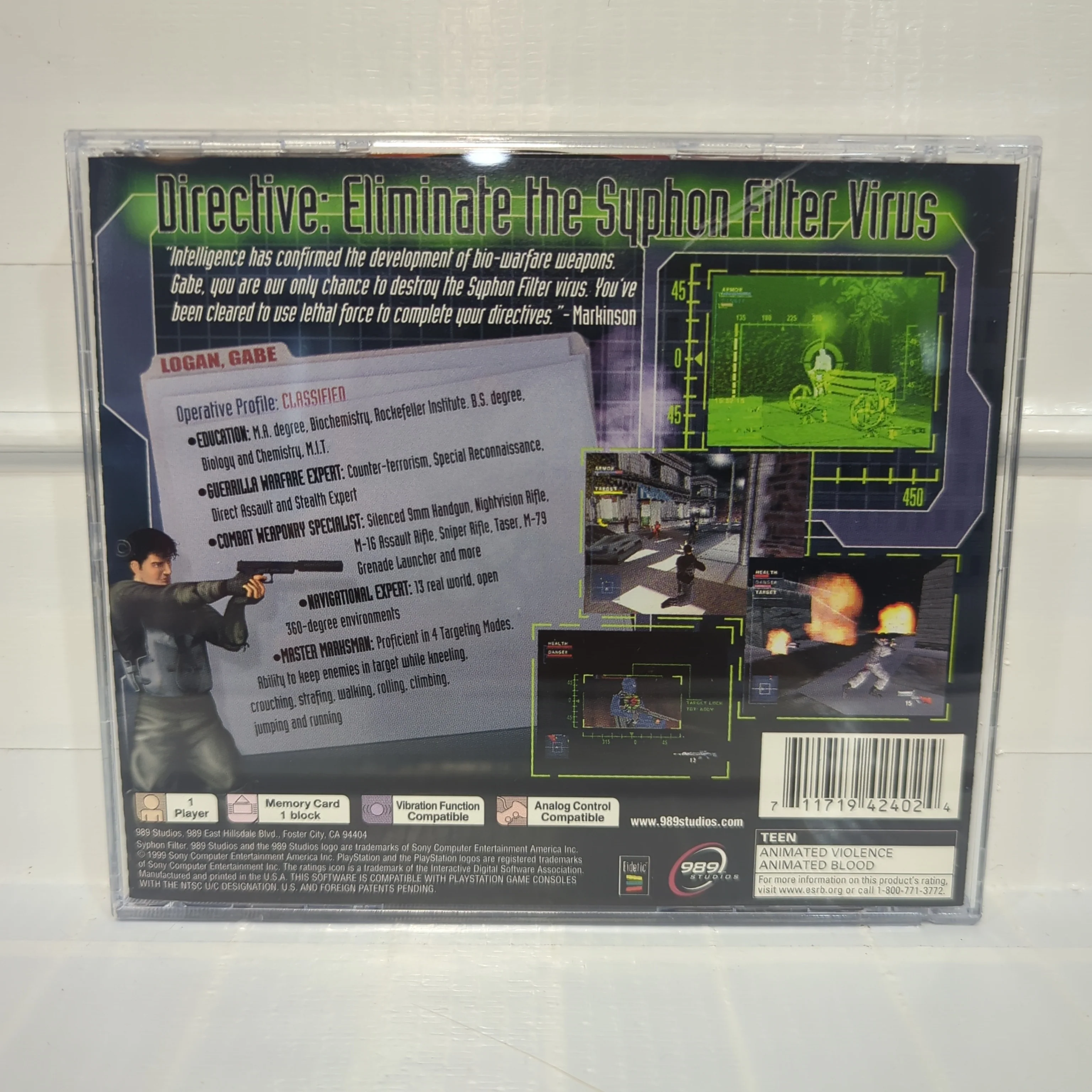 Syphon Filter - Playstation - Image 2