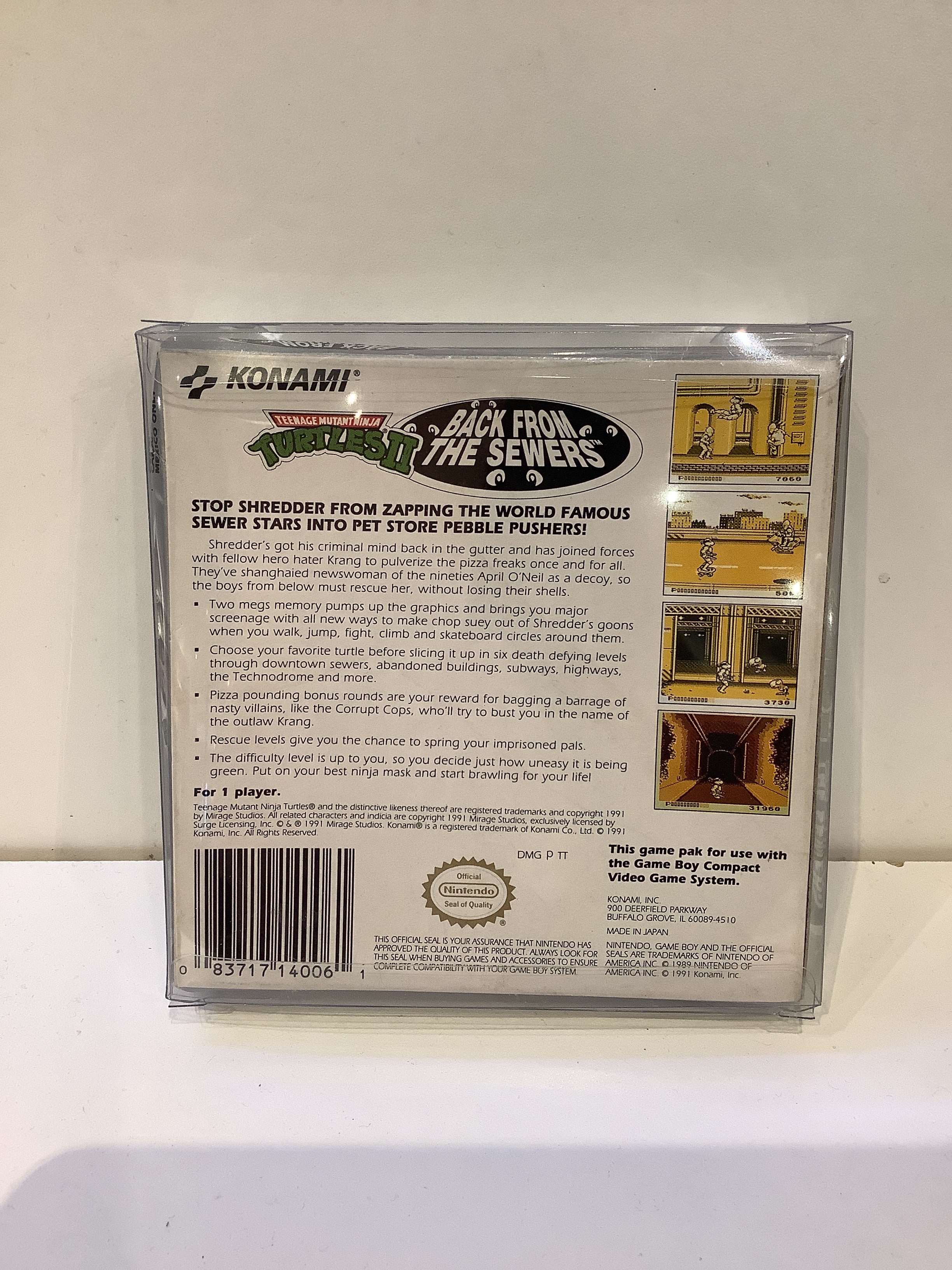 Teenage Mutant Ninja Turtles II Back from the Sewers - GameBoy - Image 2