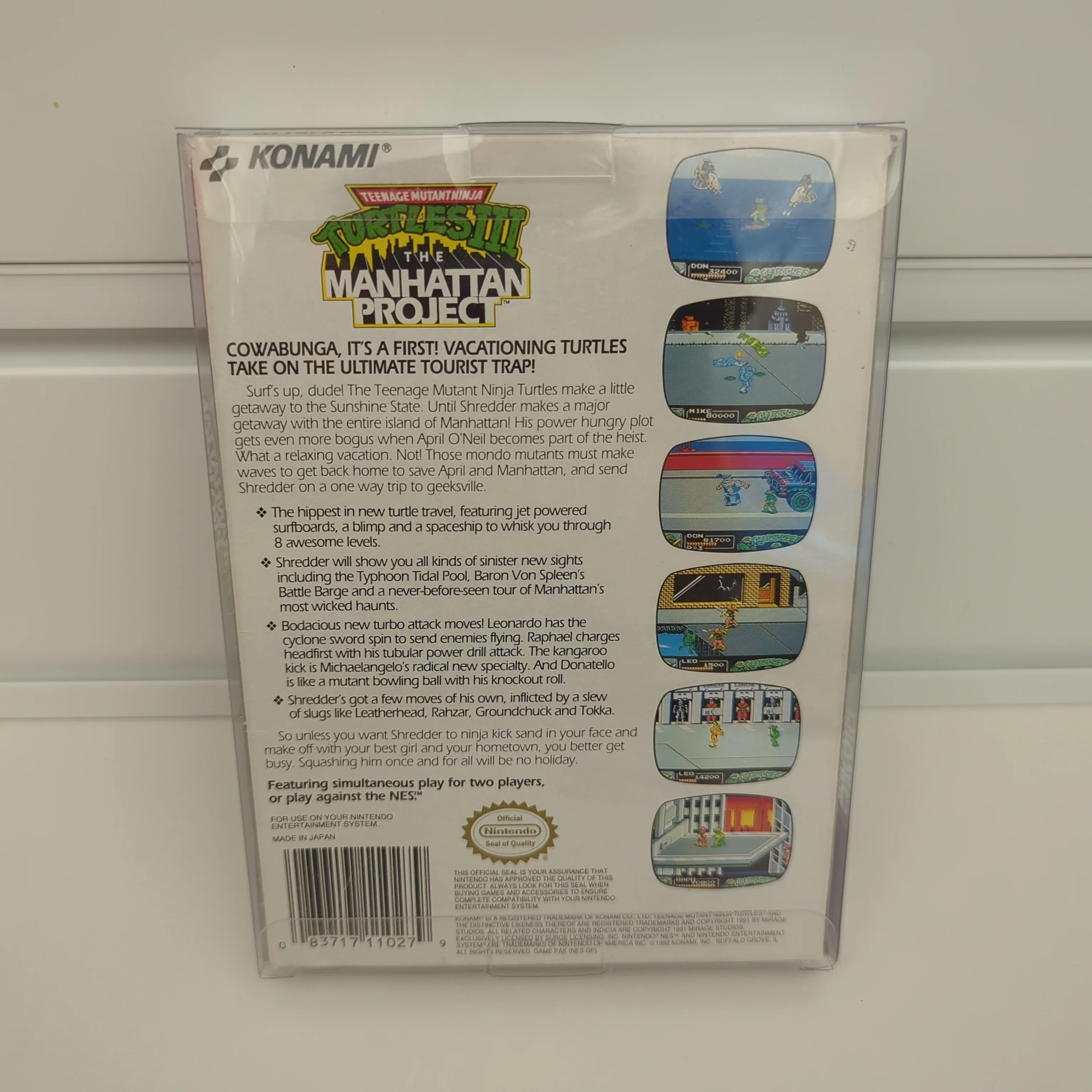Teenage Mutant Ninja Turtles III The Manhattan Project - NES - Image 2
