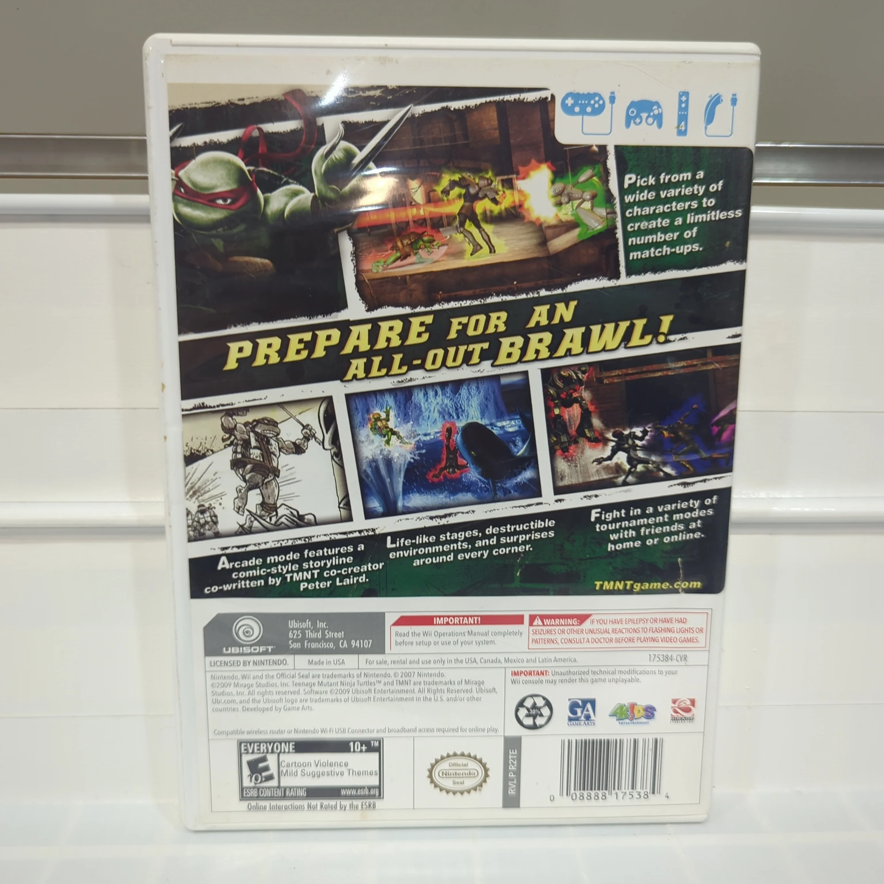 Teenage Mutant Ninja Turtles: Smash-Up - Wii - Image 2