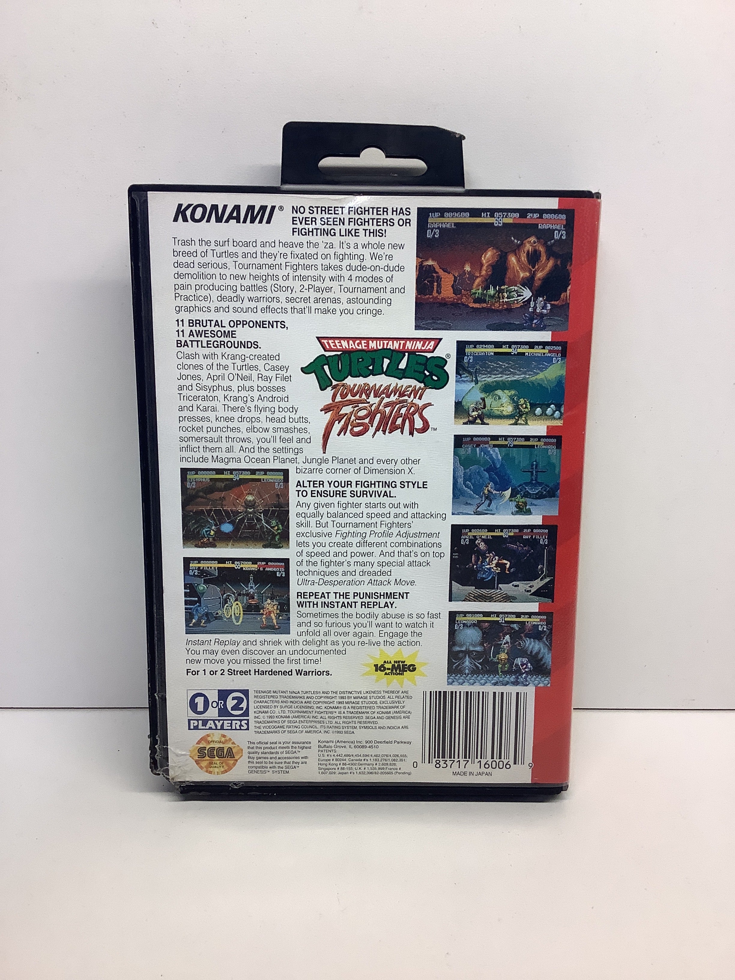 Teenage Mutant Ninja Turtles Tournament Fighters - Sega Genesis - Image 3