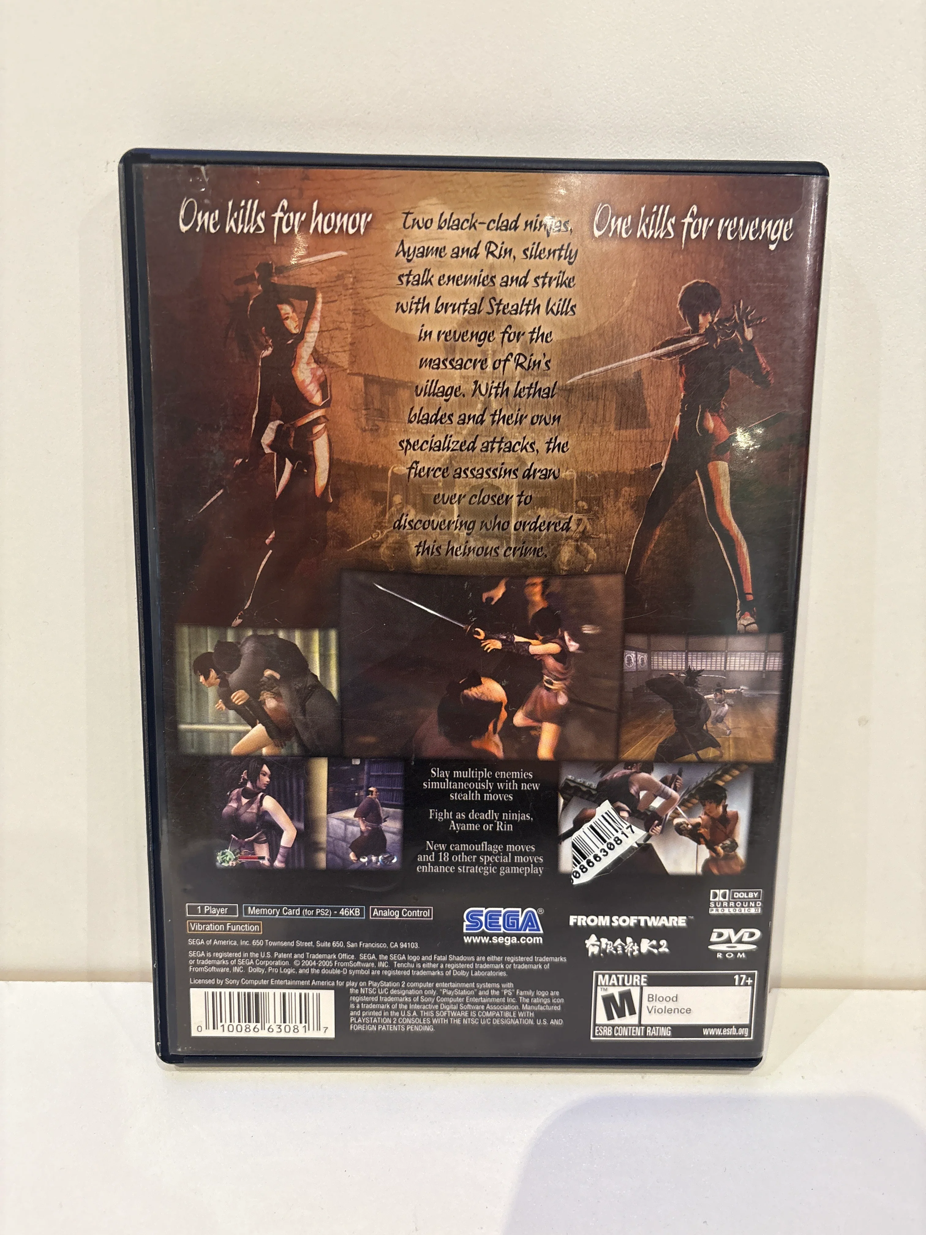 Tenchu Fatal Shadows - Playstation 2 - Image 2