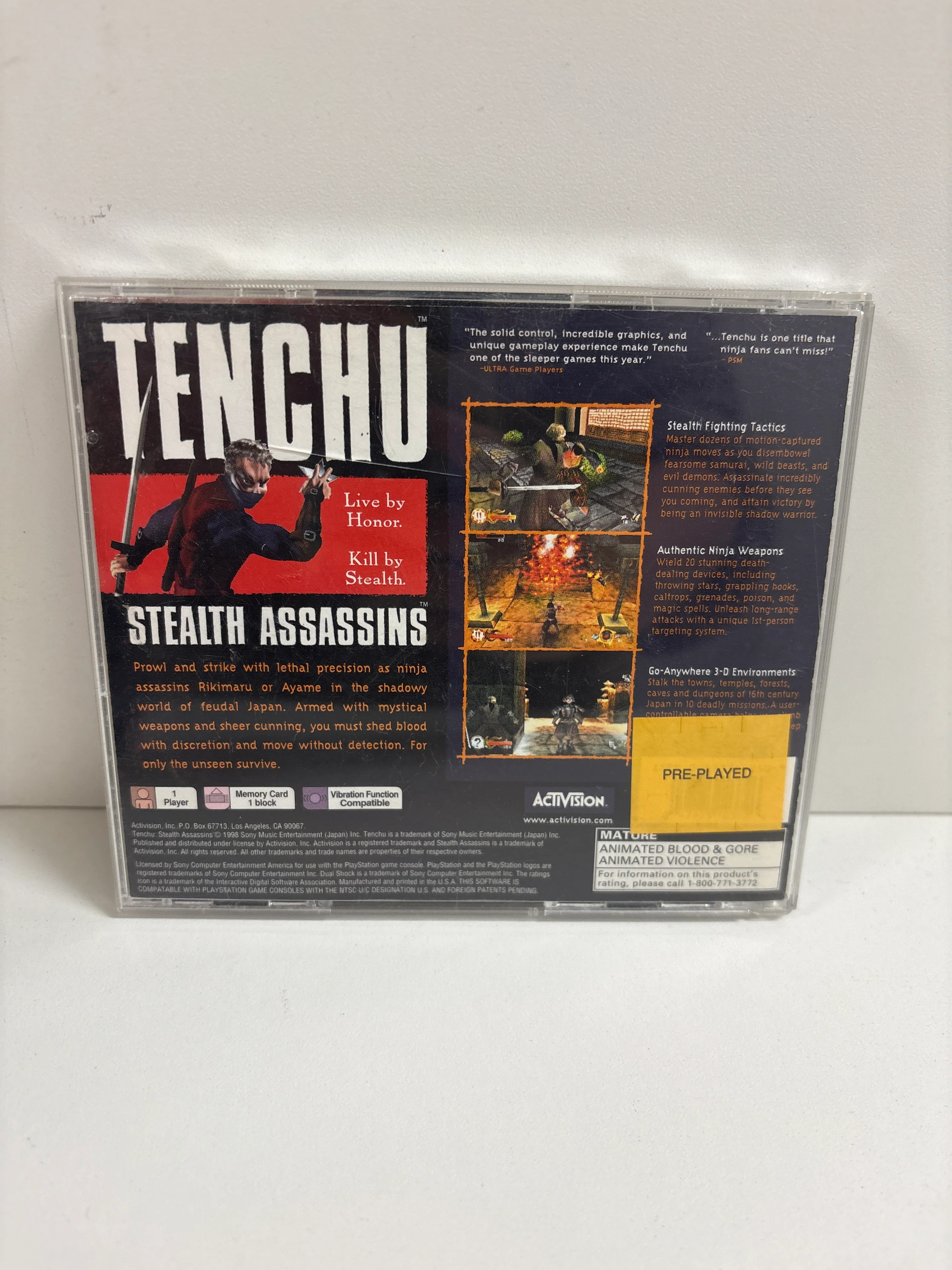 Tenchu: Stealth Assassins - Playstation - Image 2