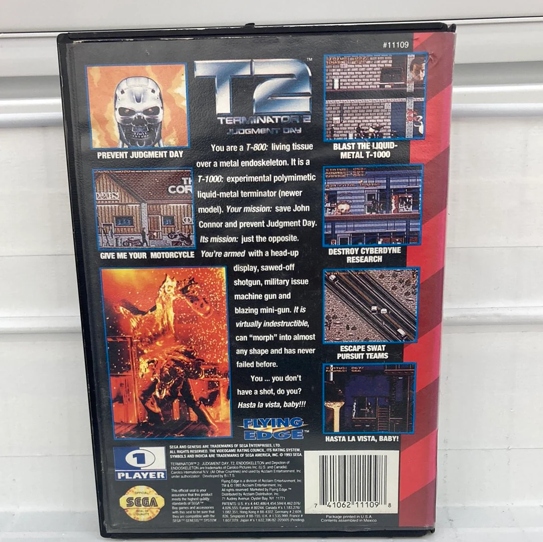 Terminator 2 Judgment Day - Sega Genesis - Image 2