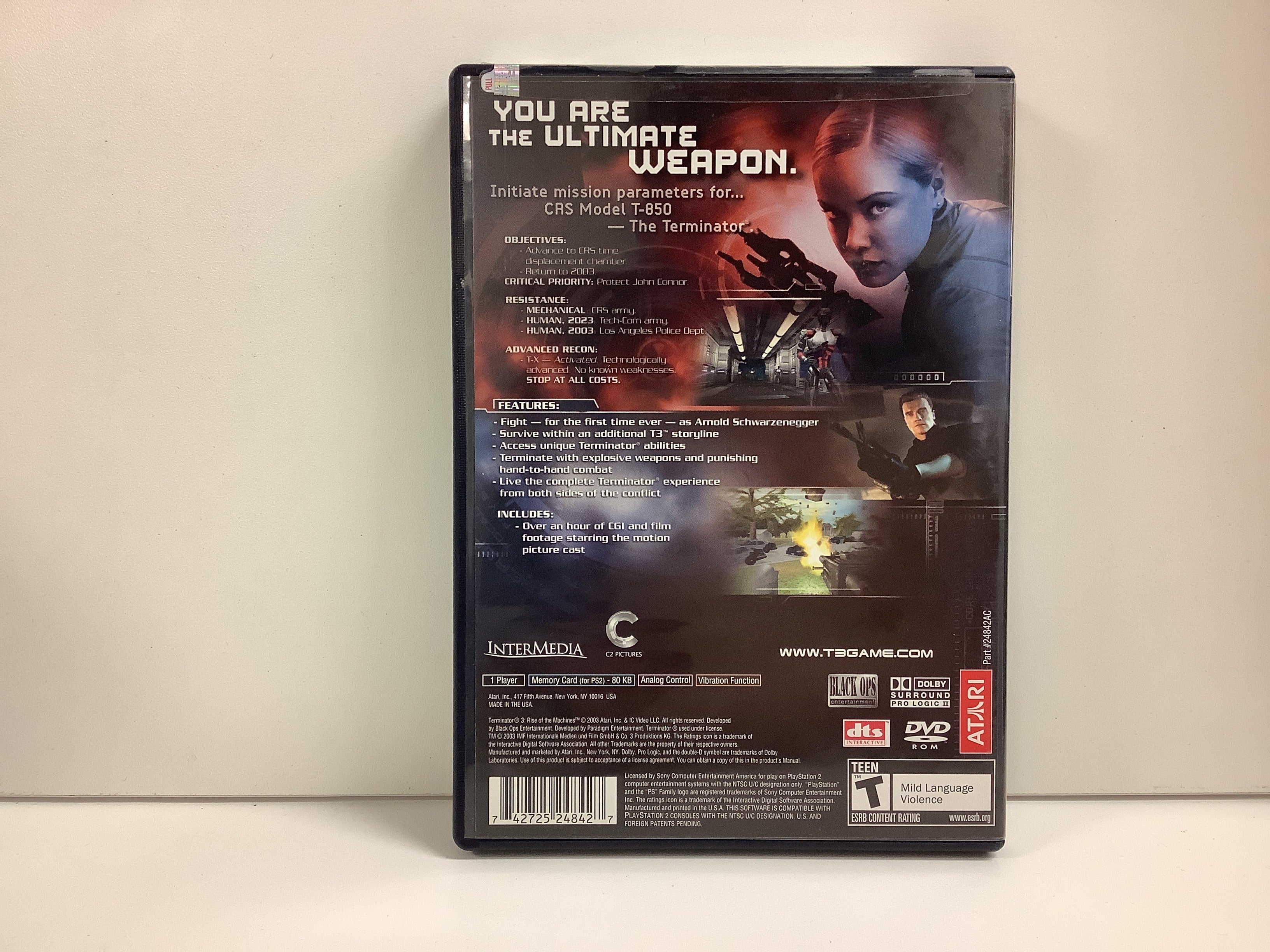Terminator 3 Rise of the Machines - Playstation 2 - Image 2