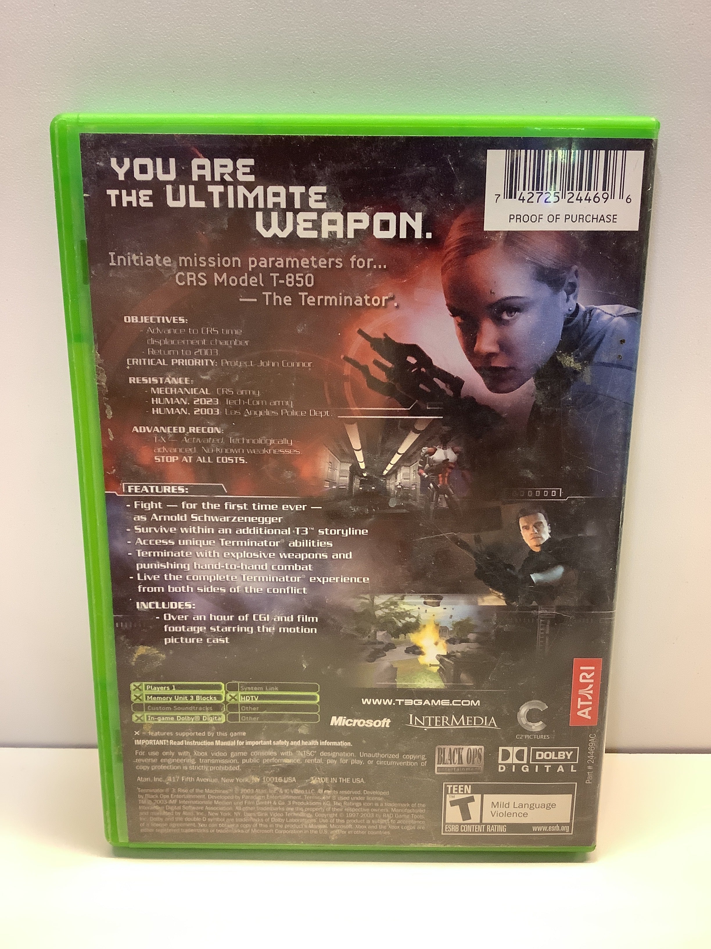 Terminator 3 Rise of the Machines - Xbox - Image 2