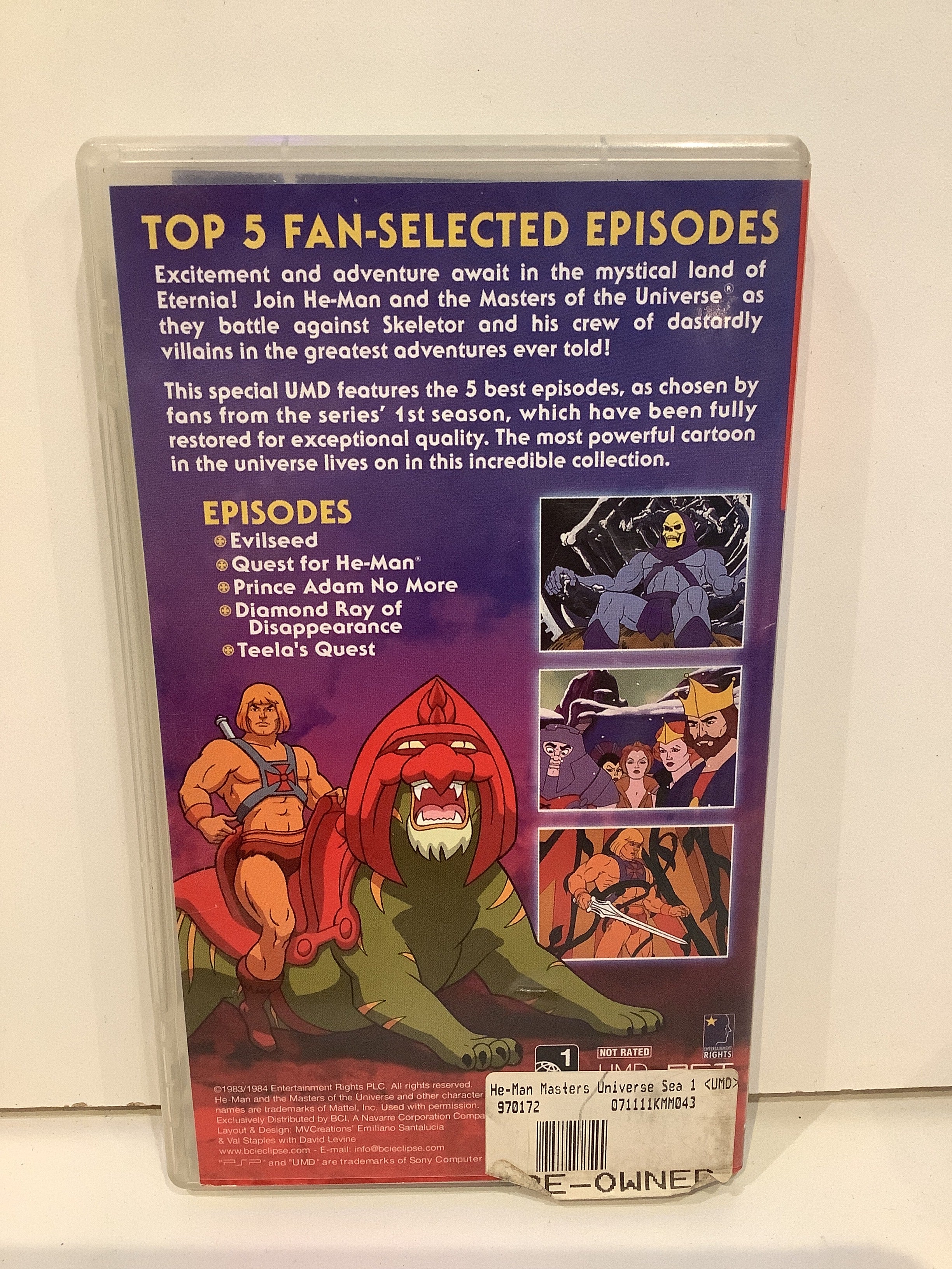 The Best of He-Man and the Masters of the Universe [UMD] - PSP - Image 2