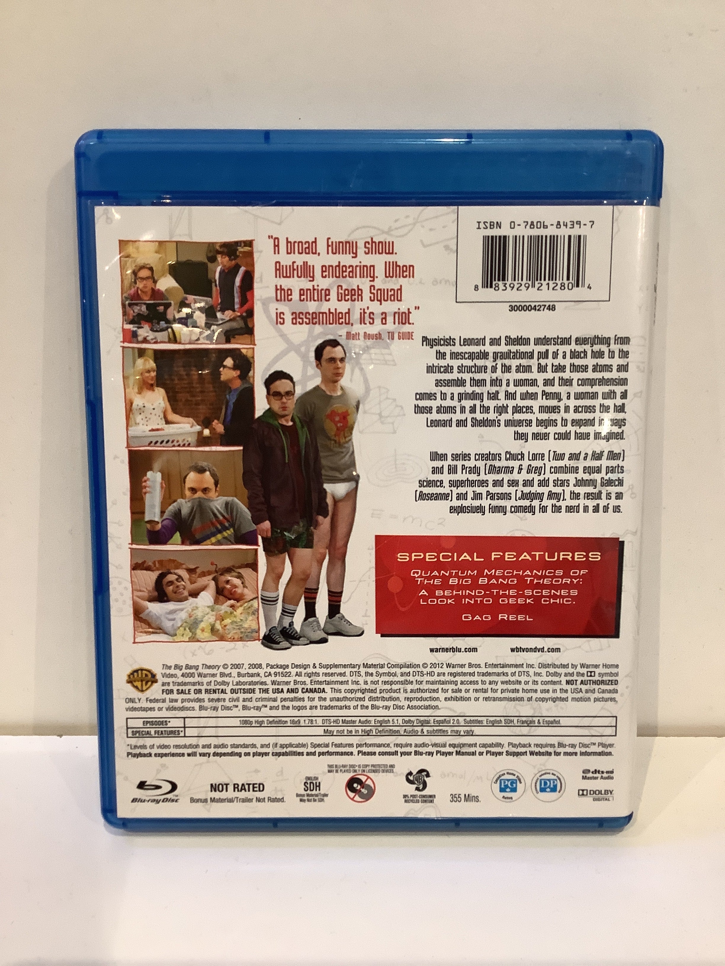 The Big Bang Theory: The Complete First Season - Blu-Ray - Image 2