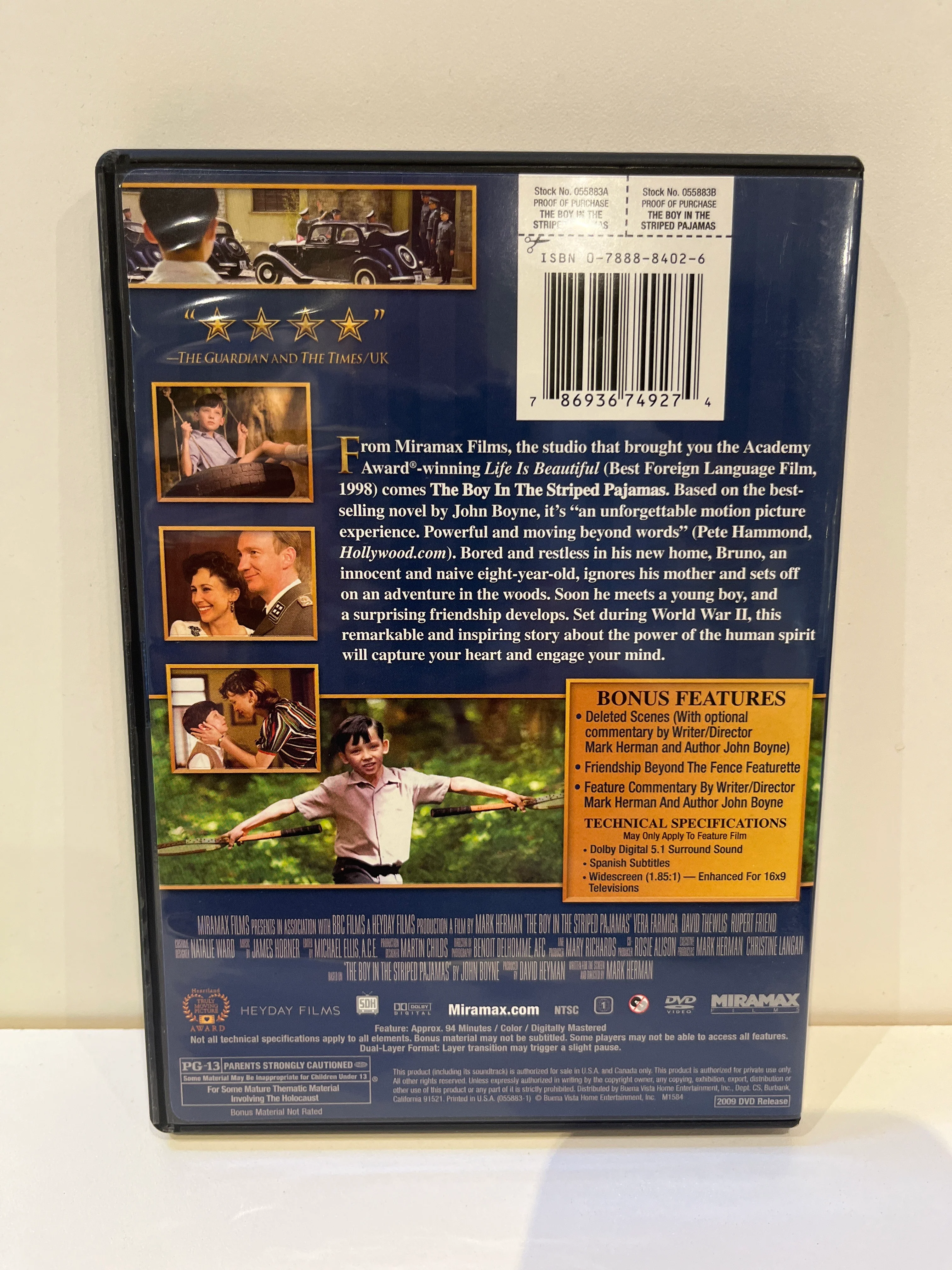 The Boy in the Striped Pajamas - DVD - Image 2