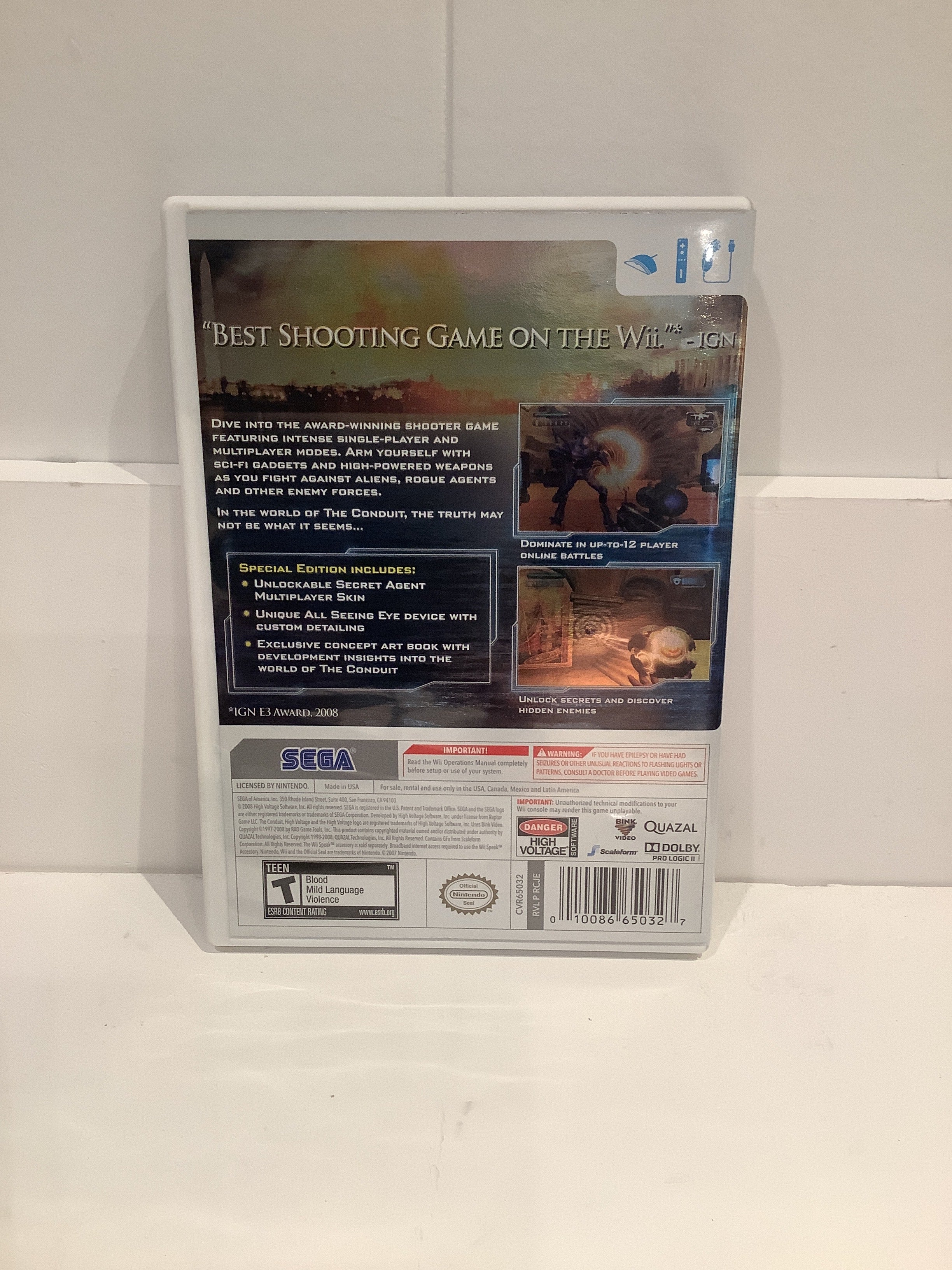 The Conduit Special Edition - Wii - Image 2