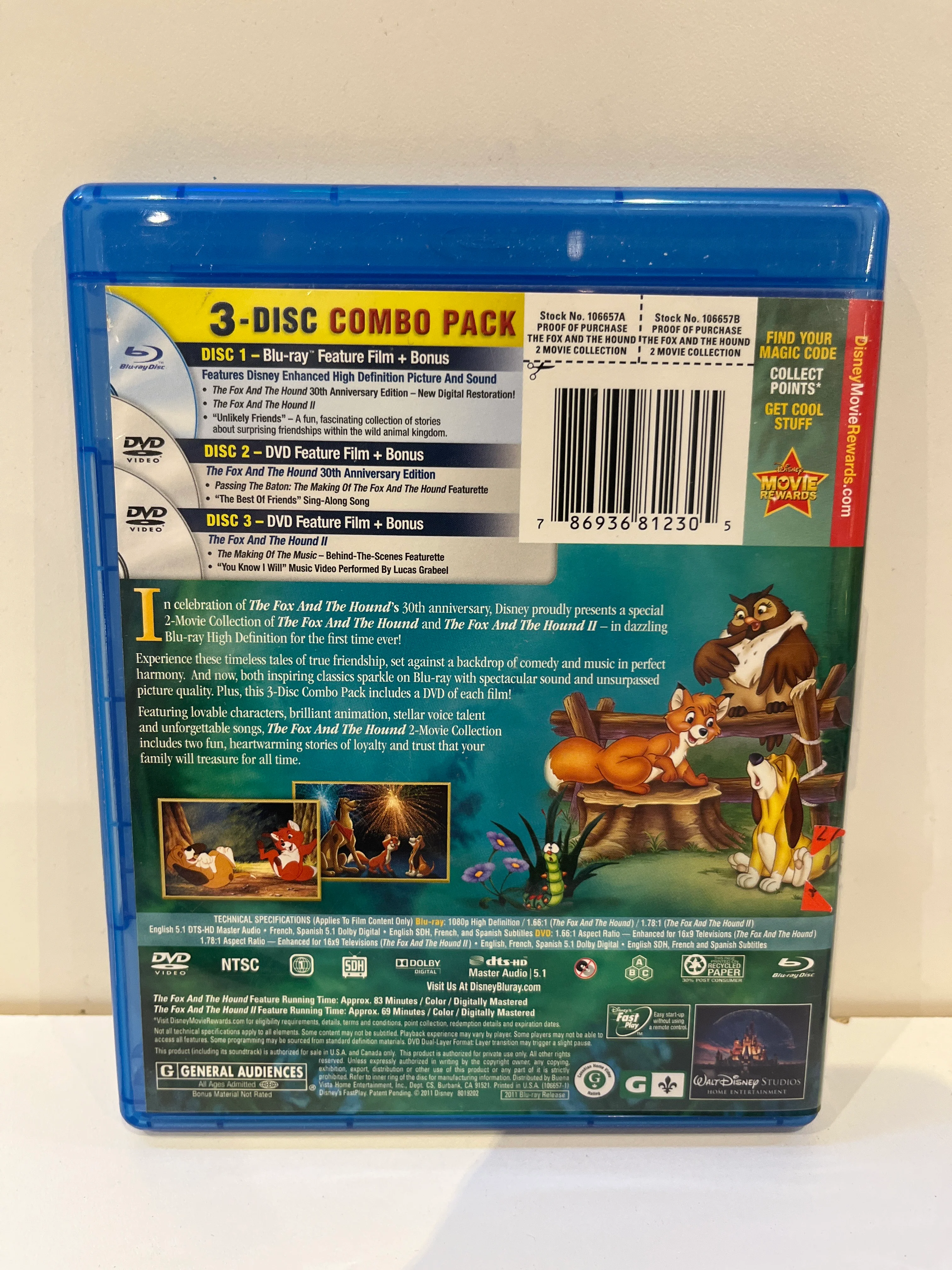 The Fox And The Hound & The Fox And The Hound II - Blu-Ray - Image 2