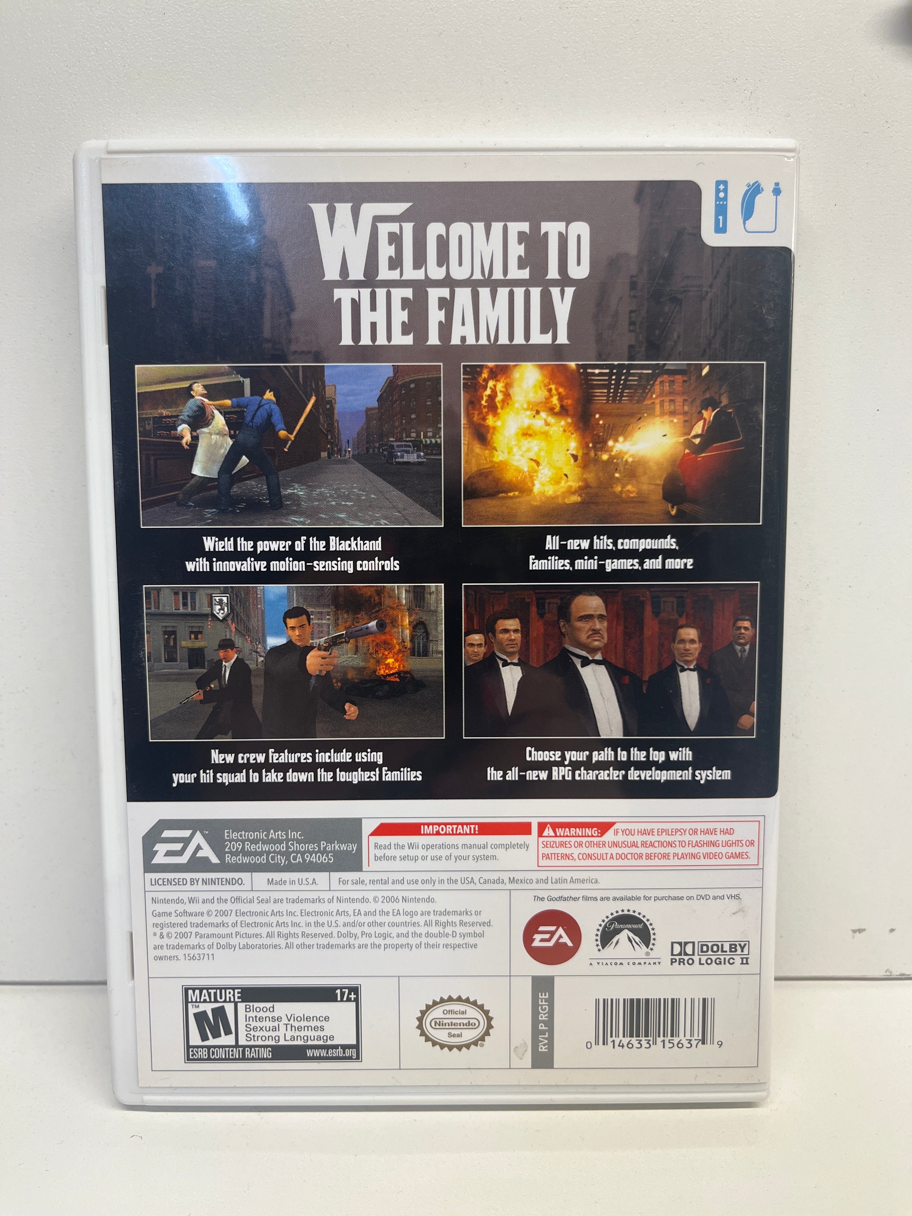 The Godfather Blackhand Edition - Wii - Image 2