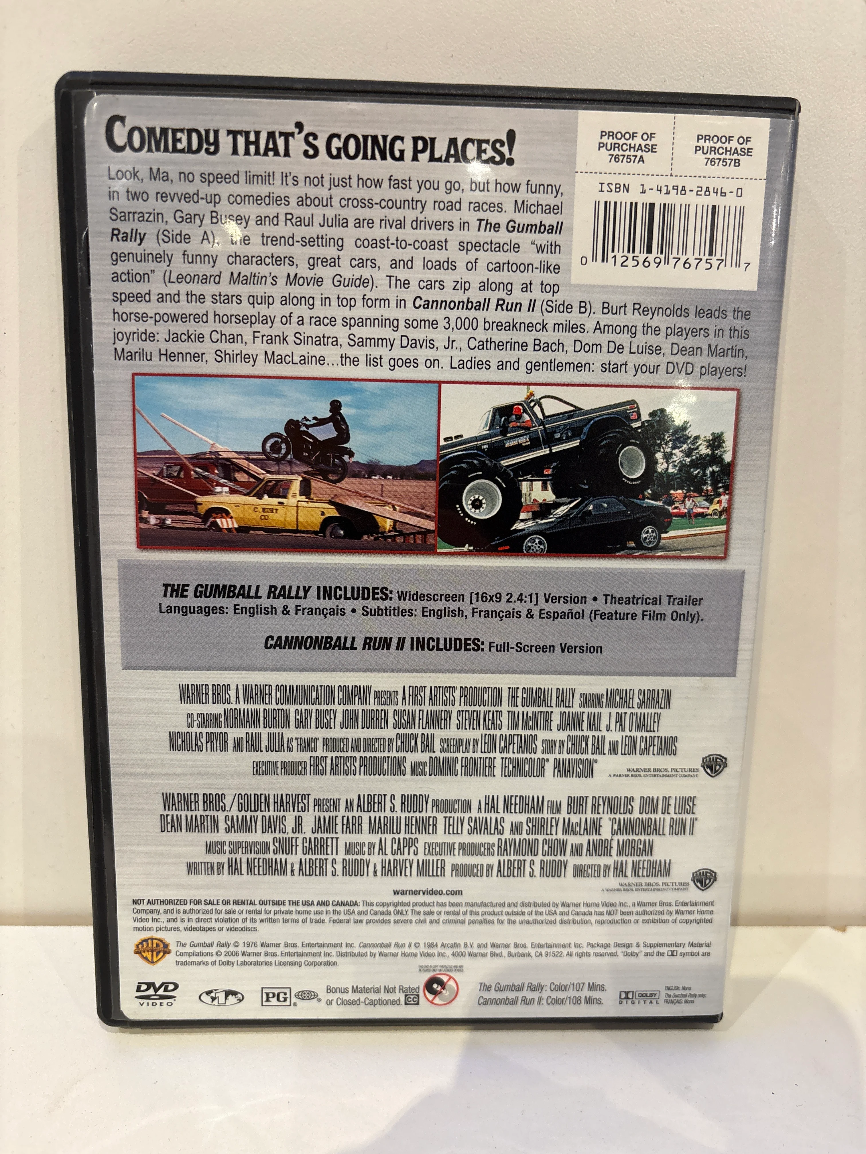 The Gumball Rally / Cannonball Run II - DVD - Image 2