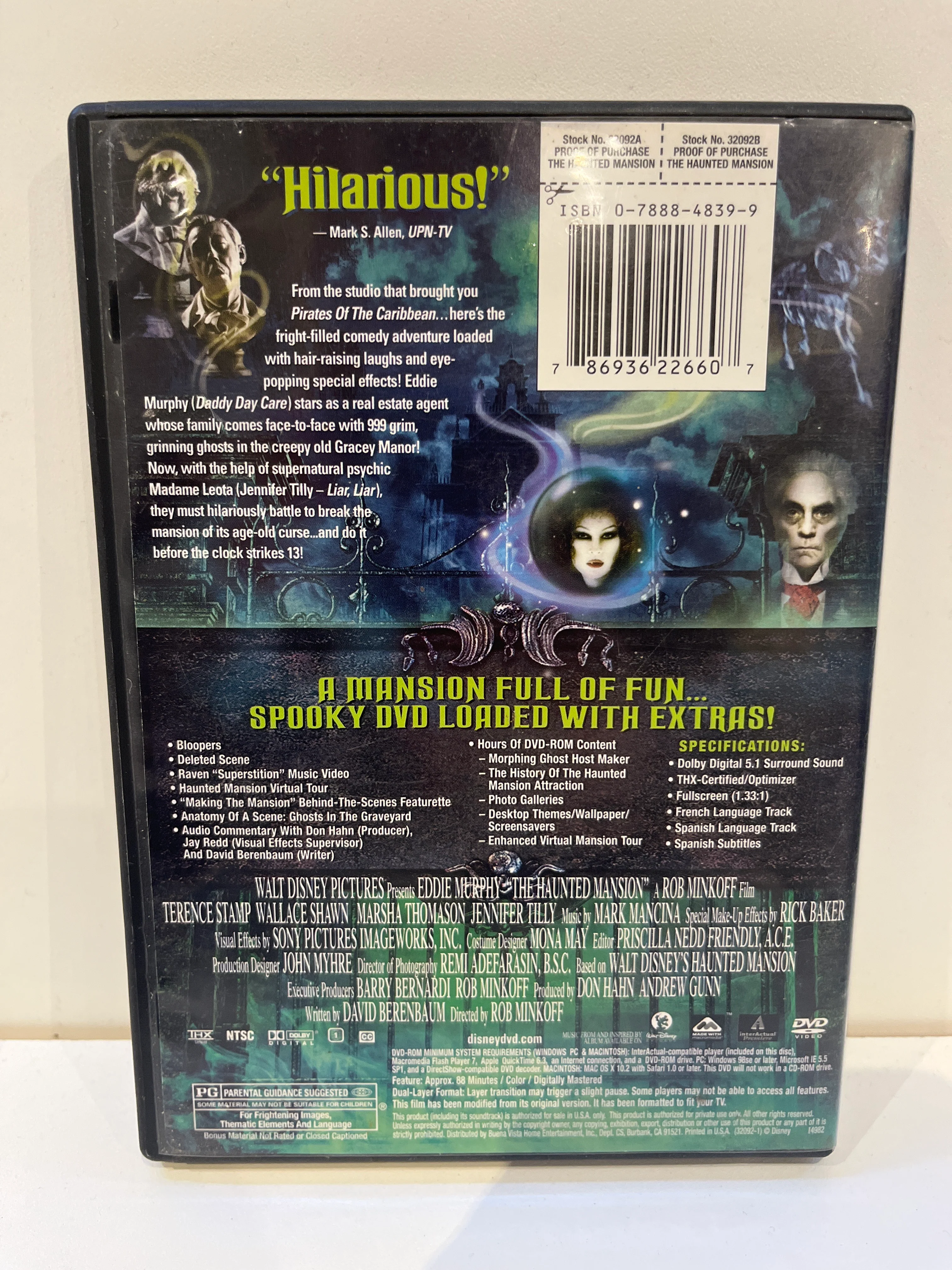 The Haunted Mansion - DVD - Image 2