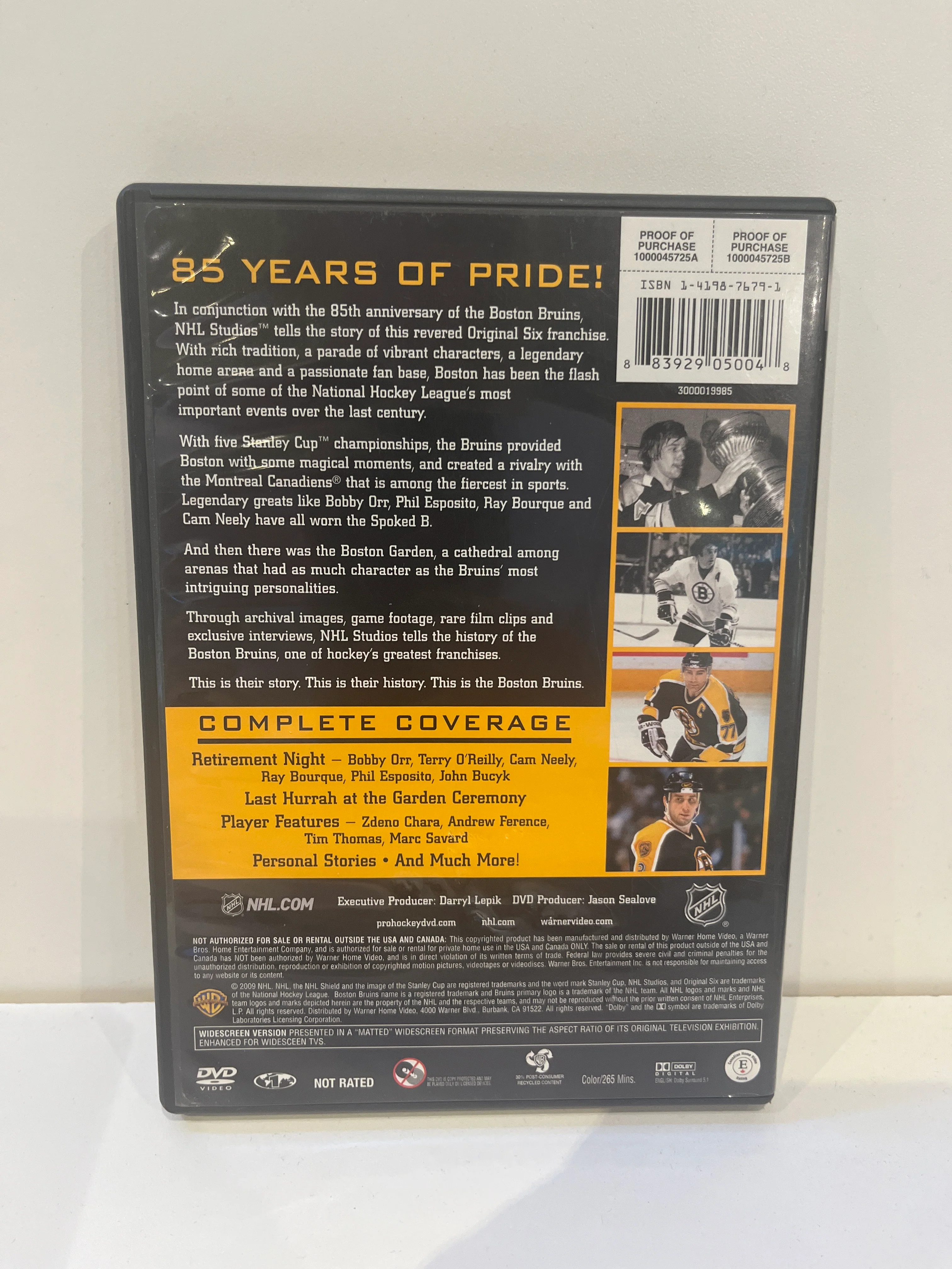 The History of the Boston Bruins - DVD - Image 2