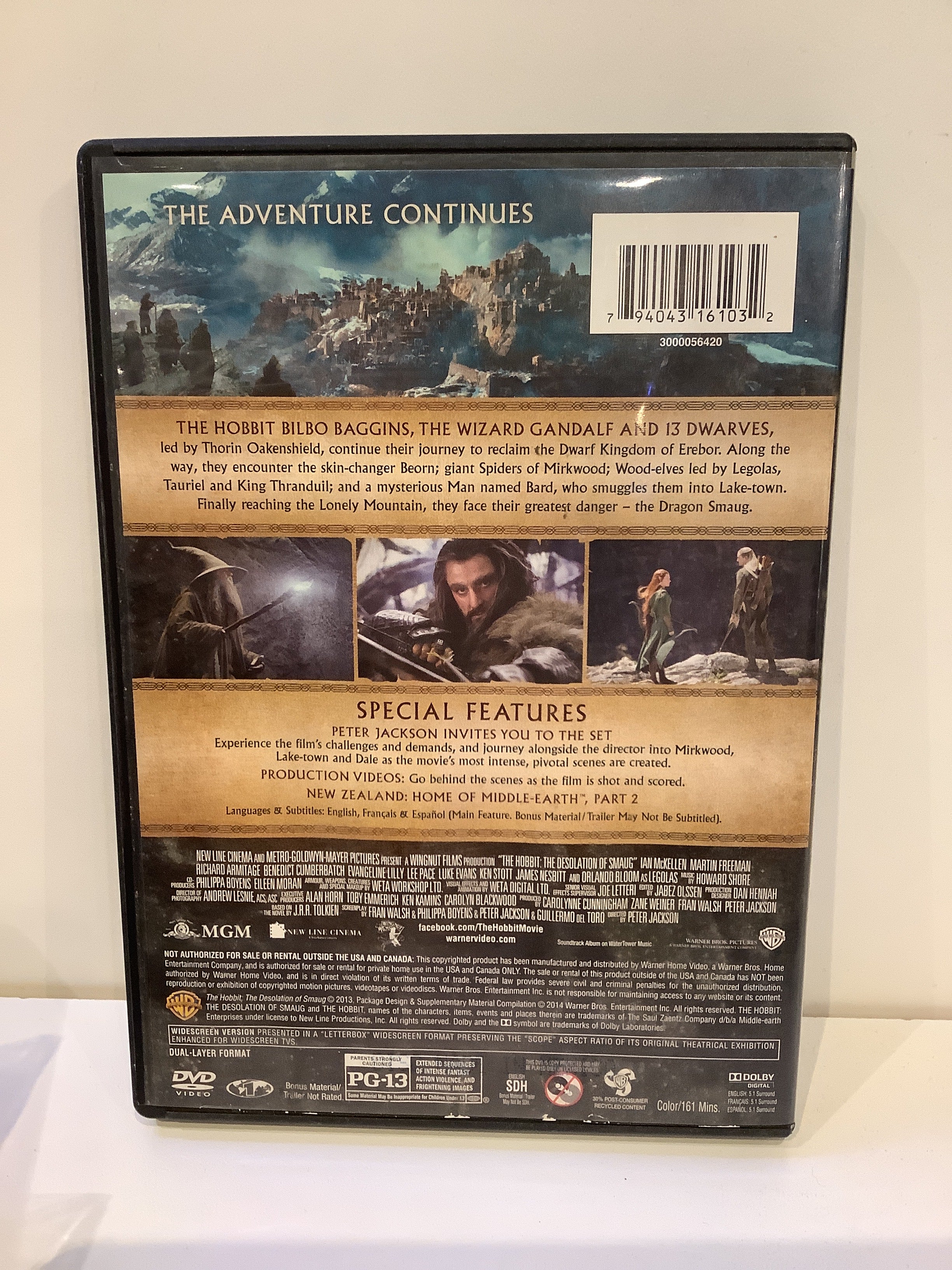 The Hobbit: The Desolation of Smaug - DVD - Image 2