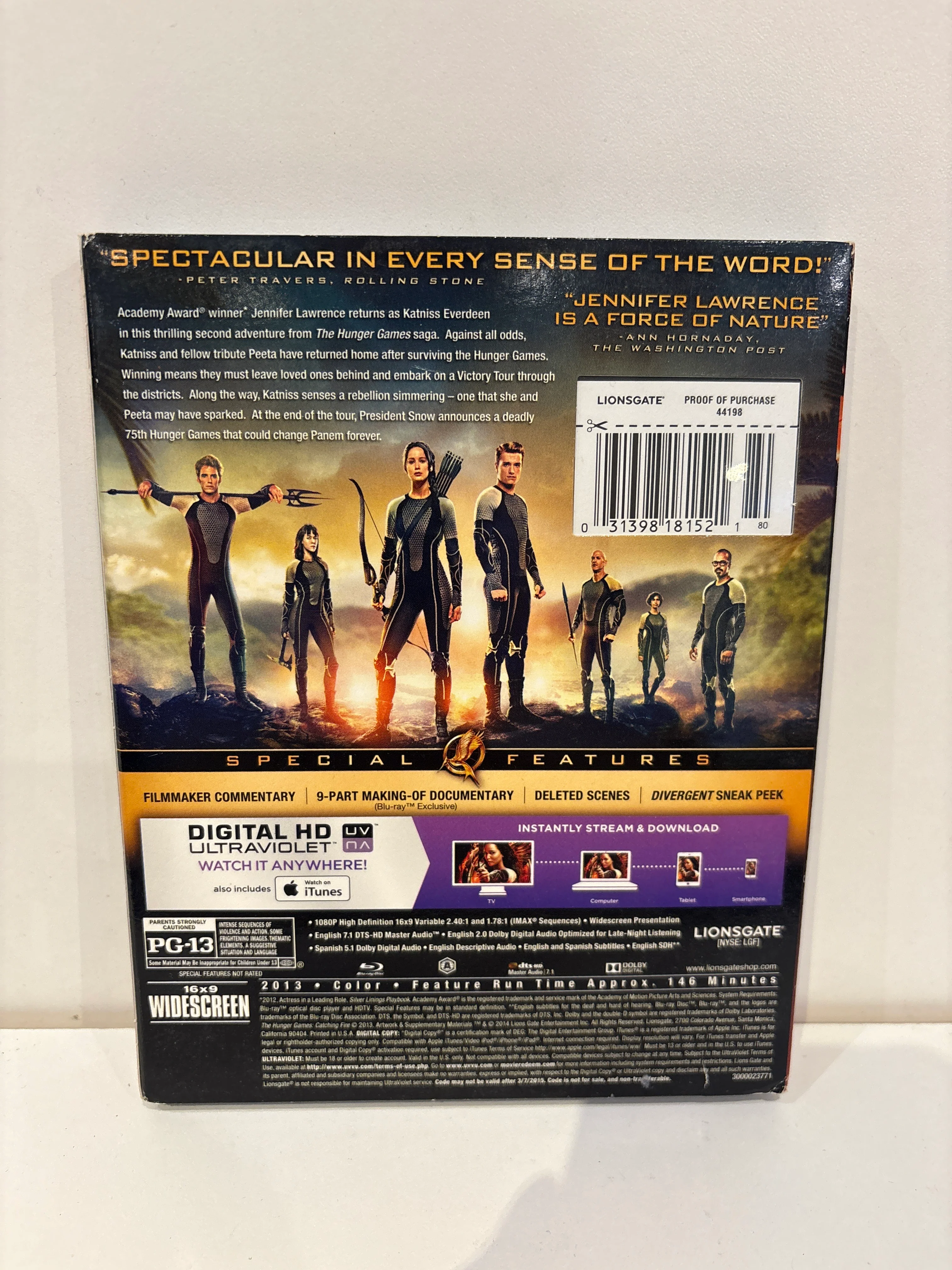 The Hunger Games: Catching Fire - Blu-Ray - Image 2