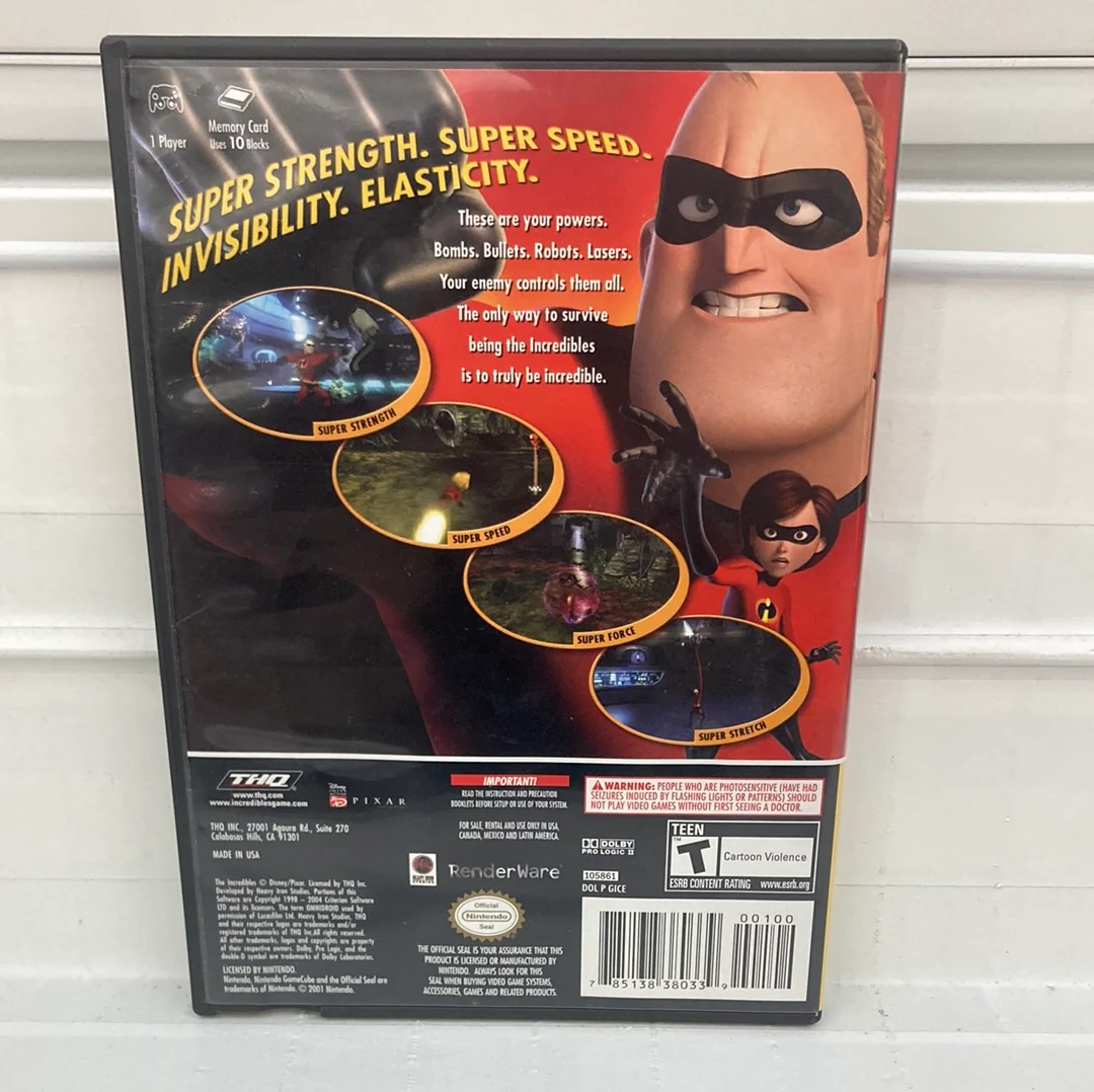 The Incredibles [Player's Choice] - Gamecube - Image 2