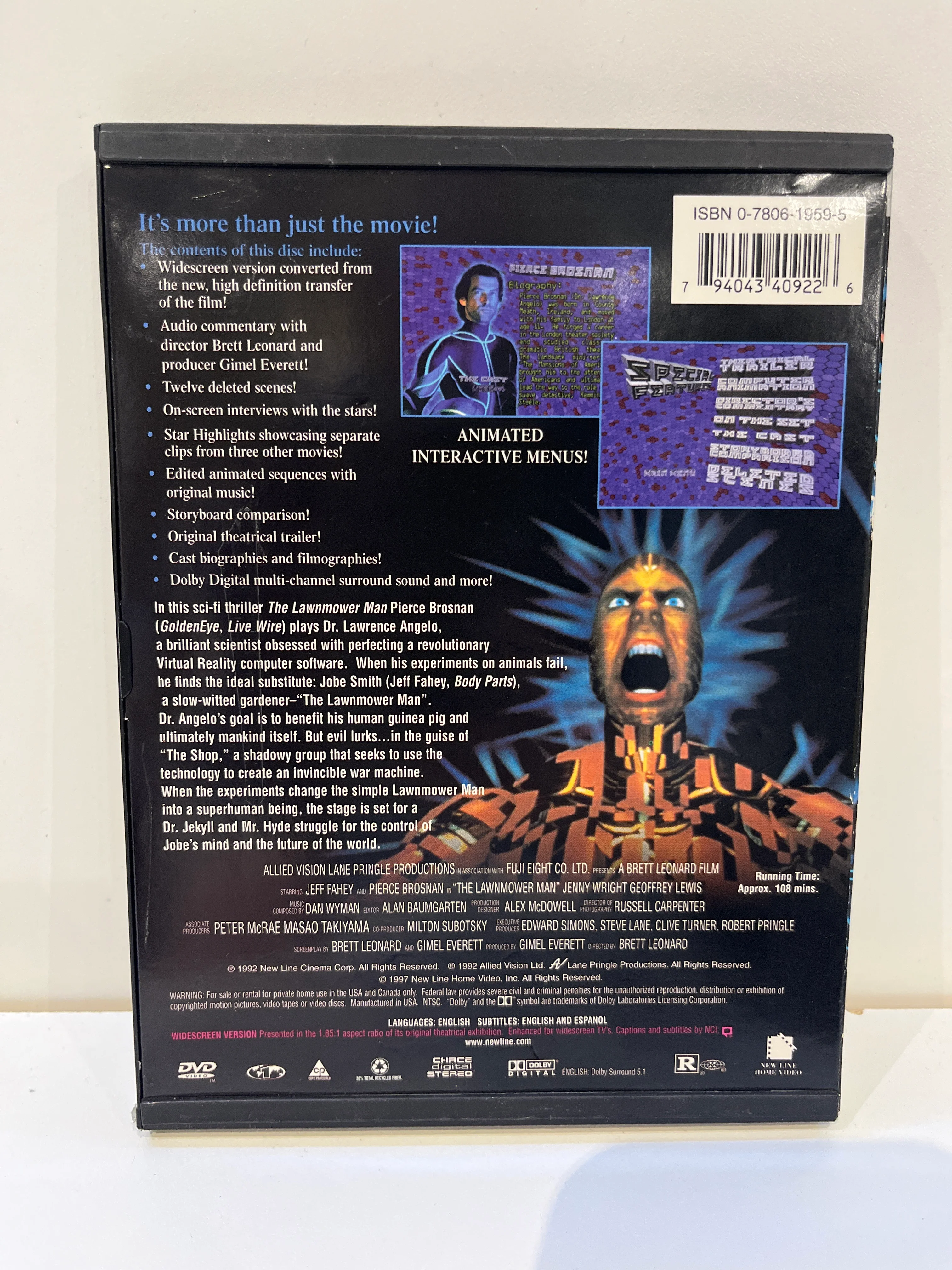 The Lawnmower Man - DVD - Image 2