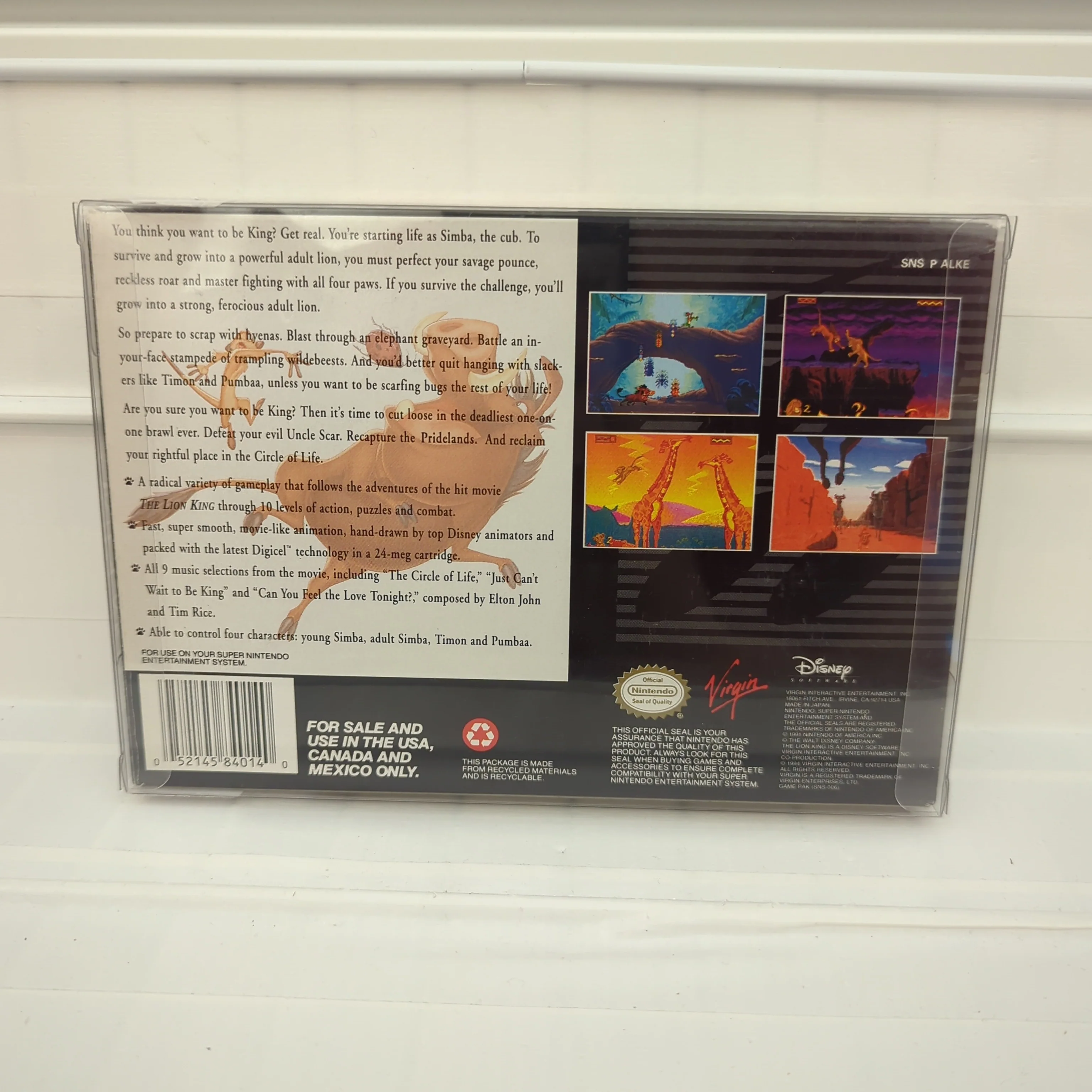 The Lion King - Super Nintendo - Image 3