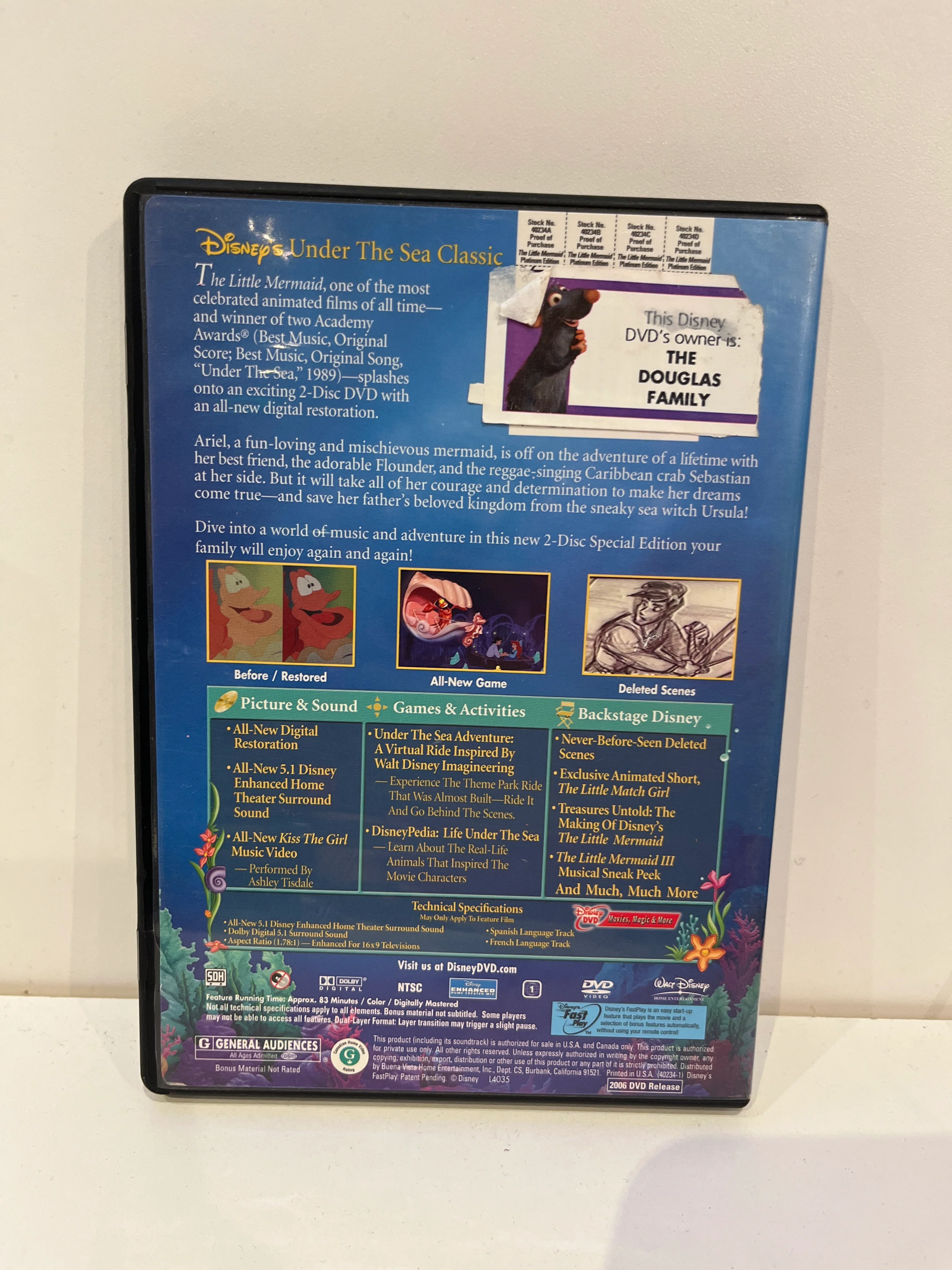 The Little Mermaid - DVD - Image 2