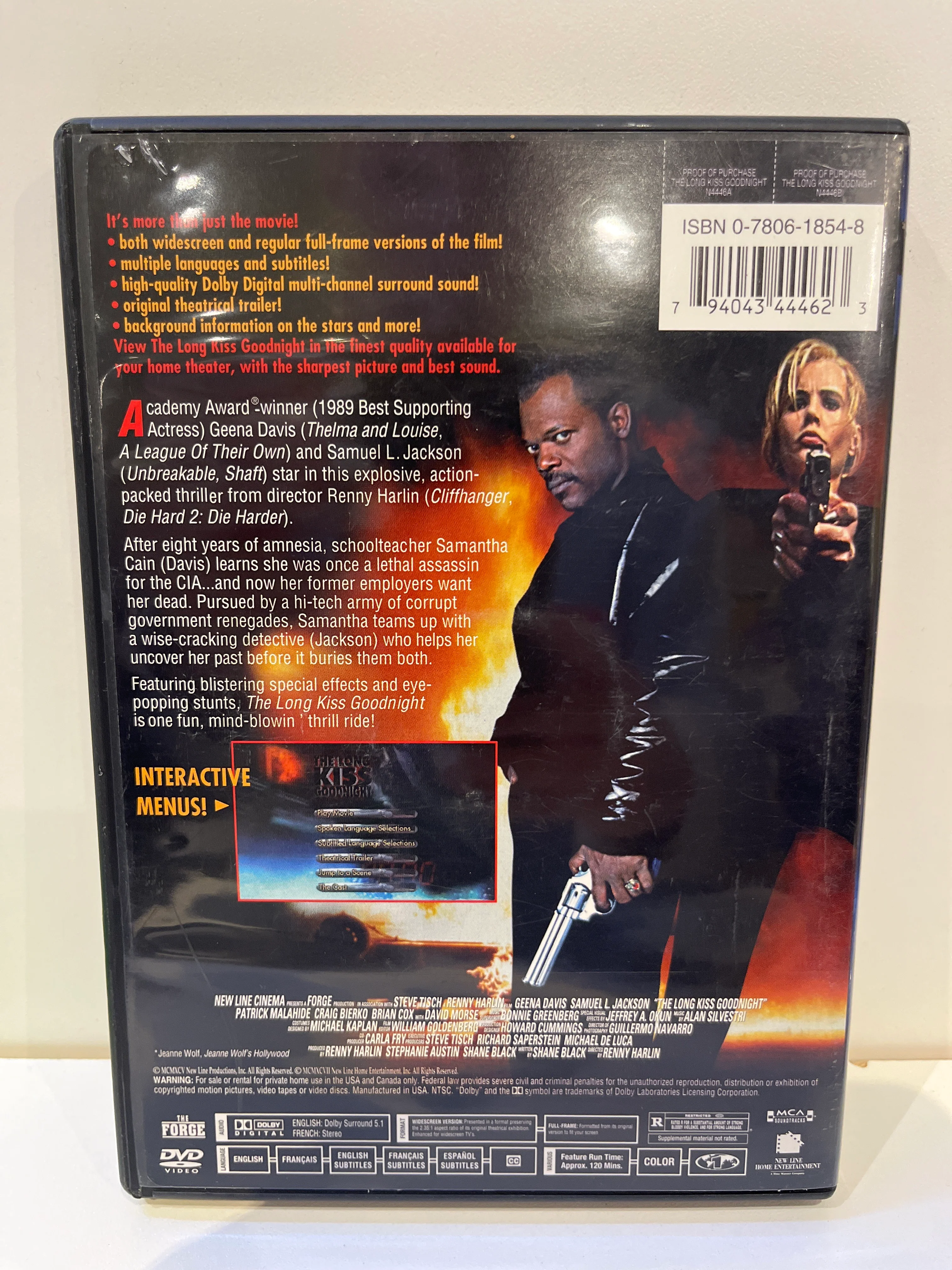 The Long Kiss Goodnight - DVD - Image 2