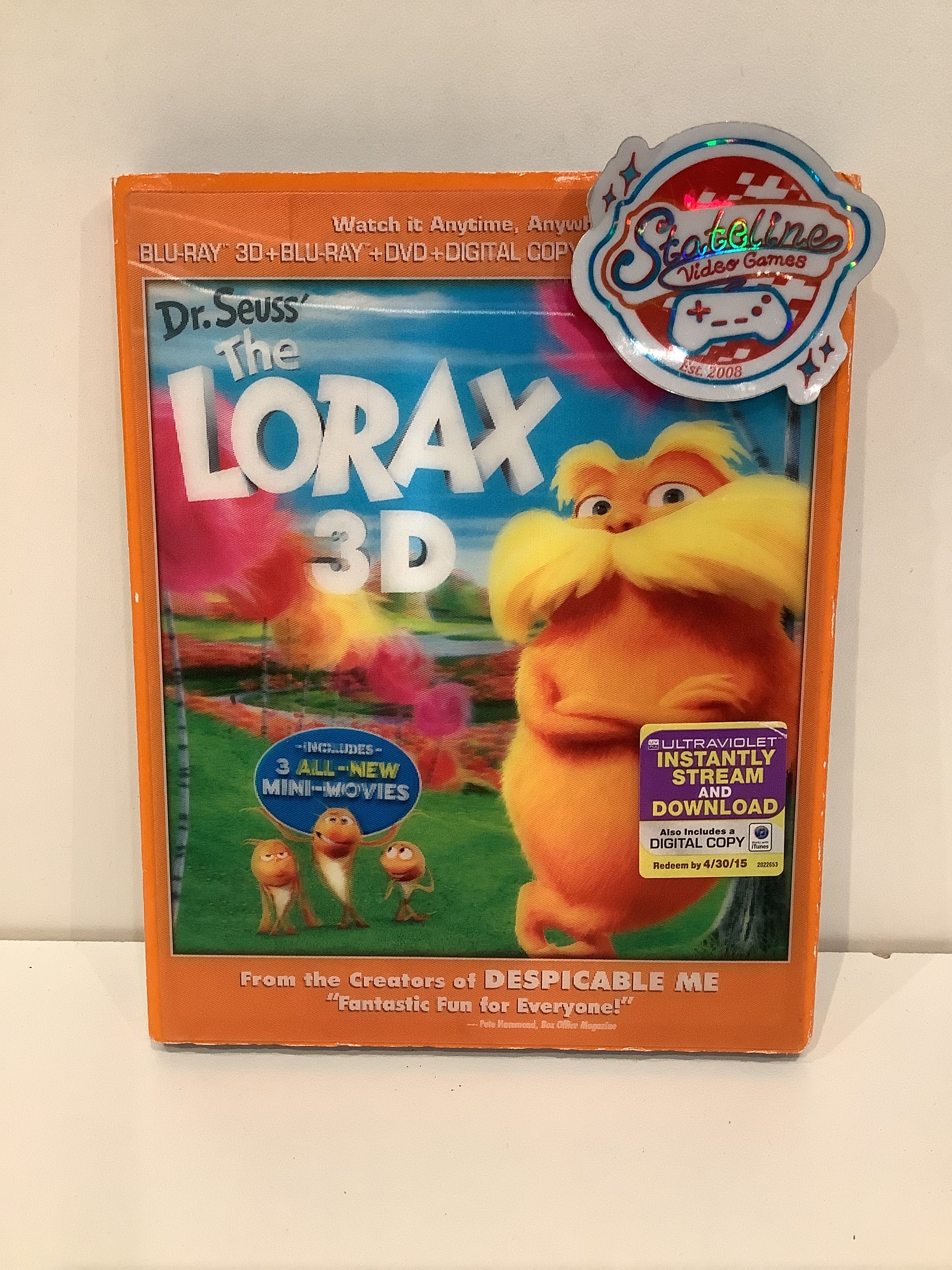 The Lorax 3D - Blu-Ray