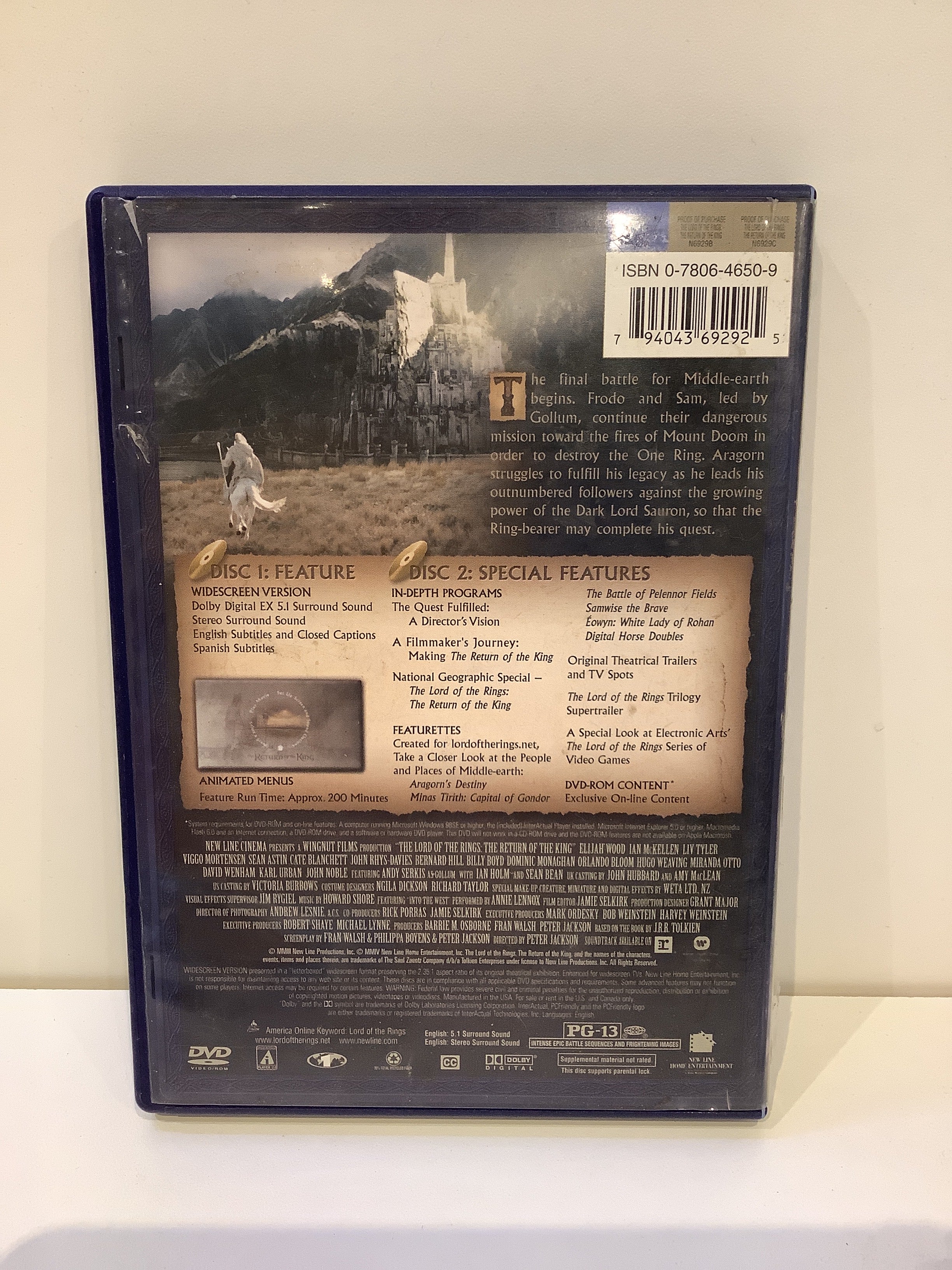 The Lord of the Rings: The Return of the King - DVD - Image 2