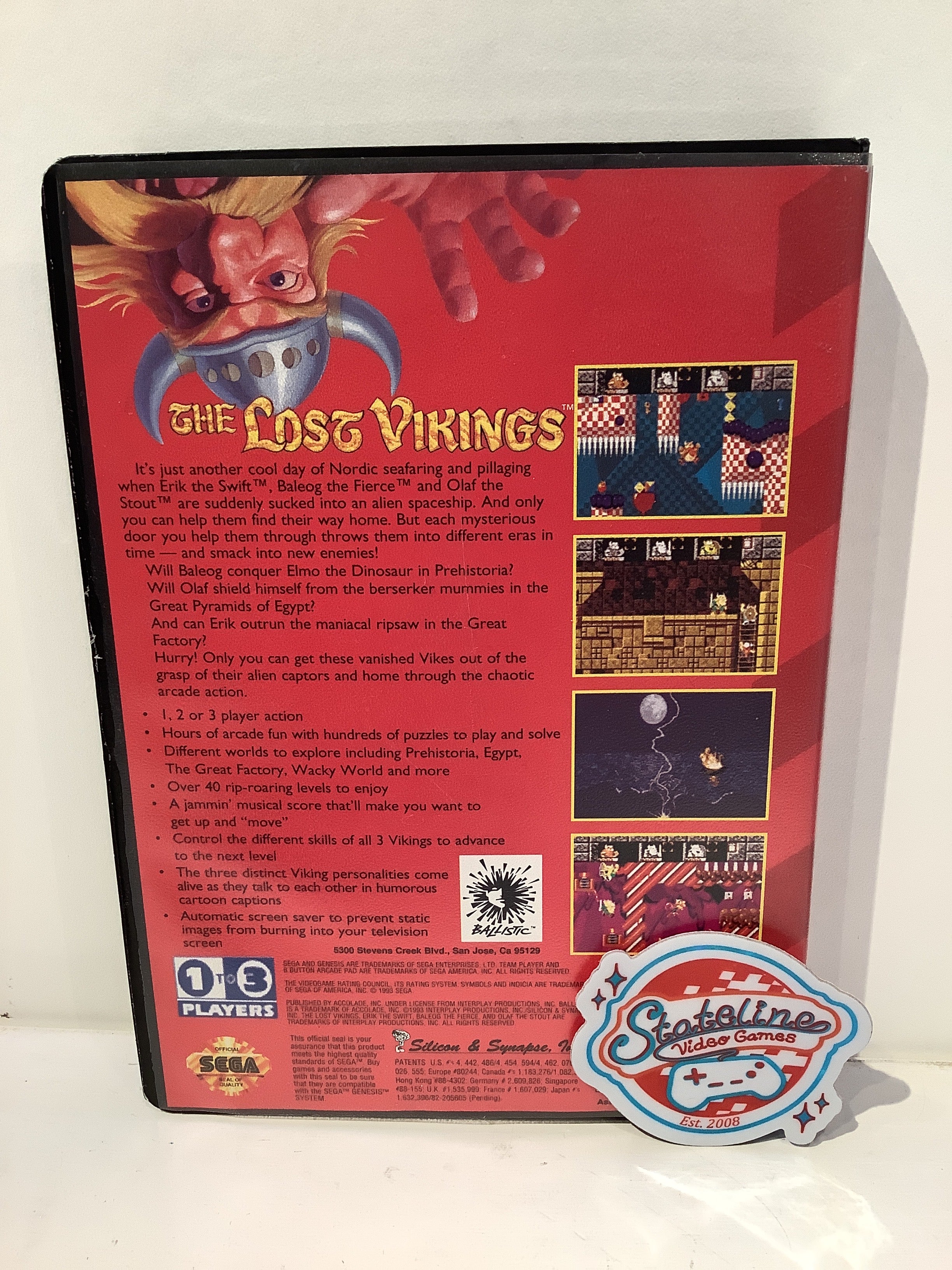 The Lost Vikings - Sega Genesis - Image 2