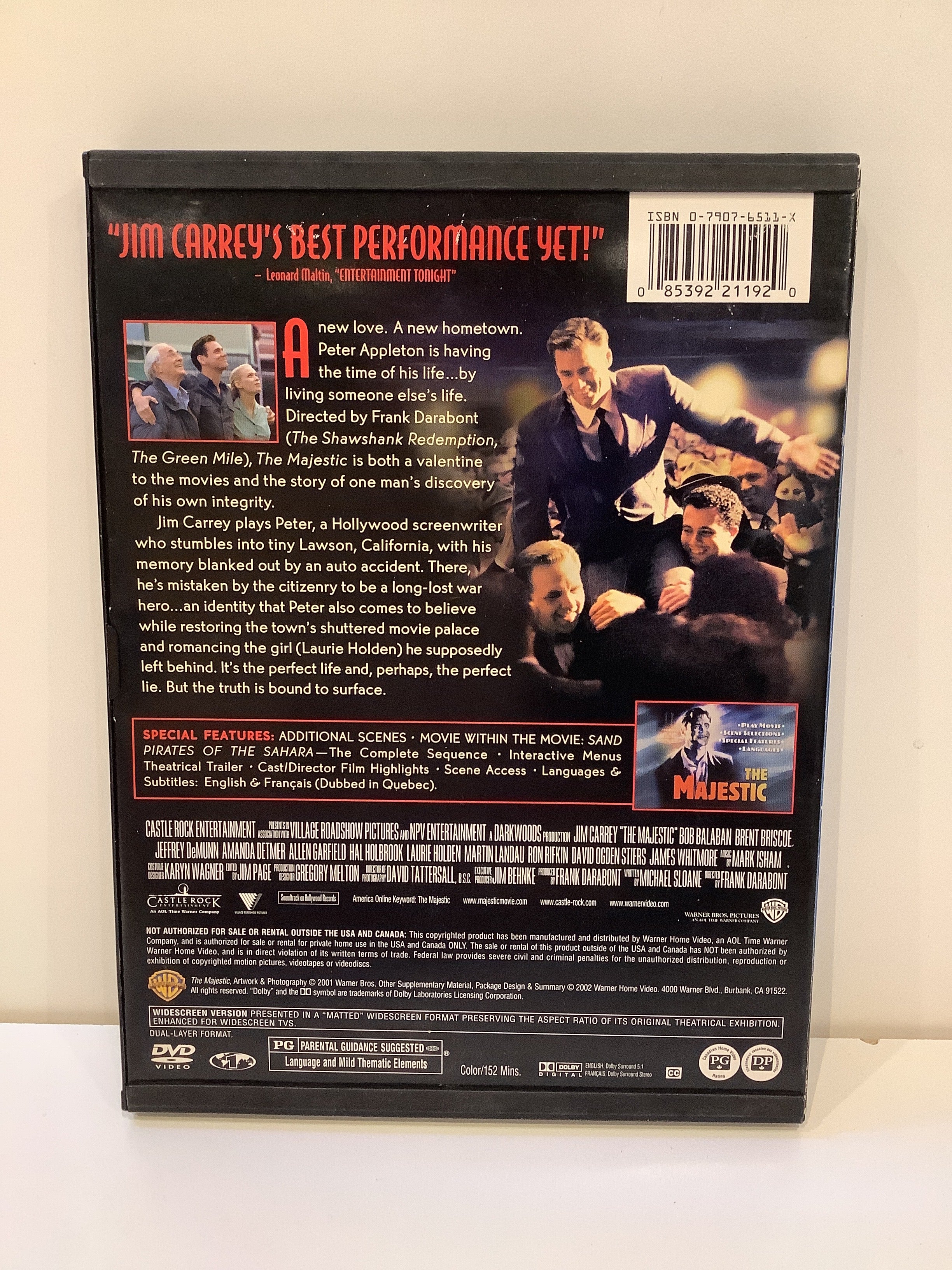 The Majestic - DVD - Image 2