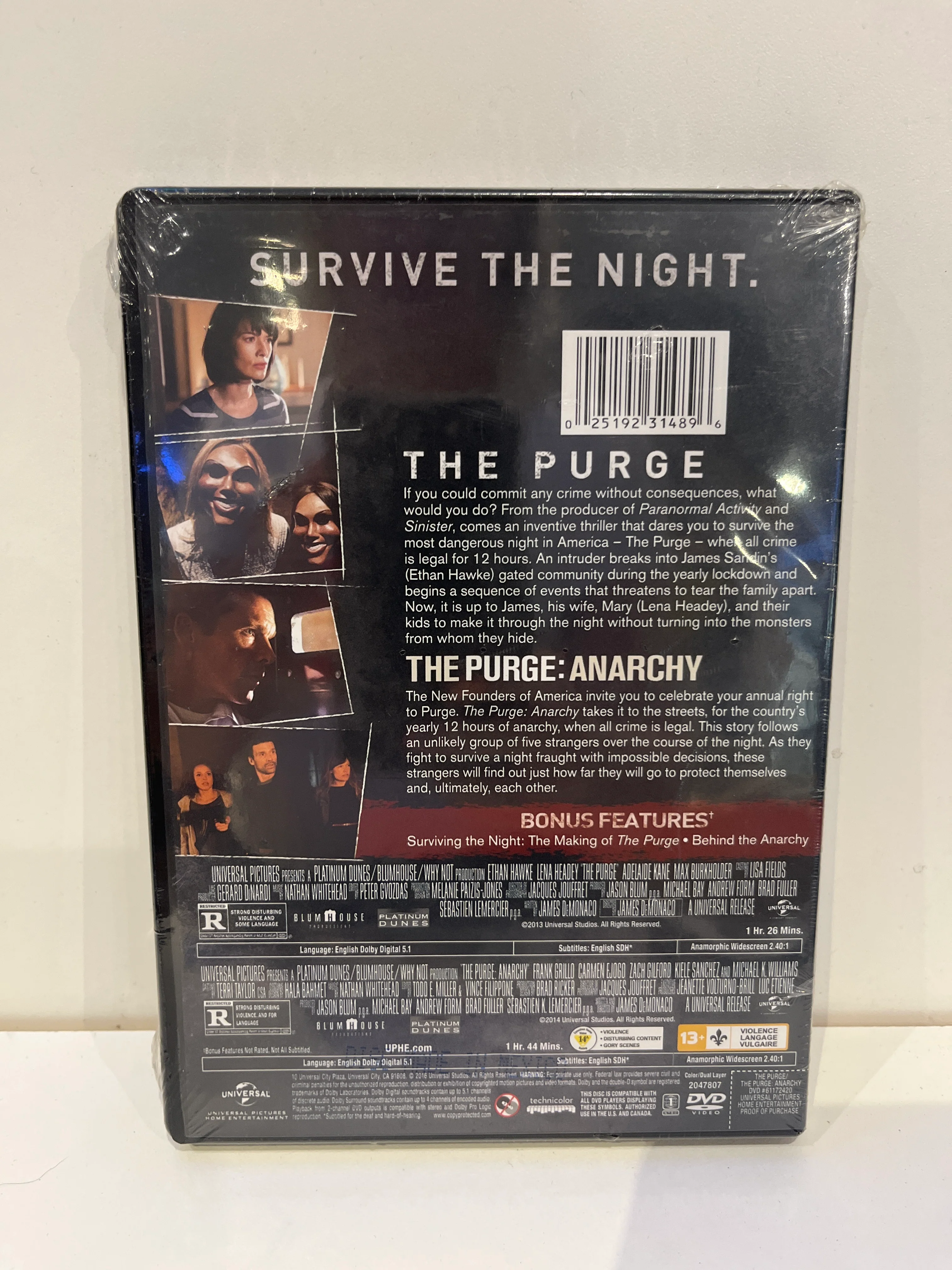 The Purge / The Purge Anarchy - DVD - Image 2
