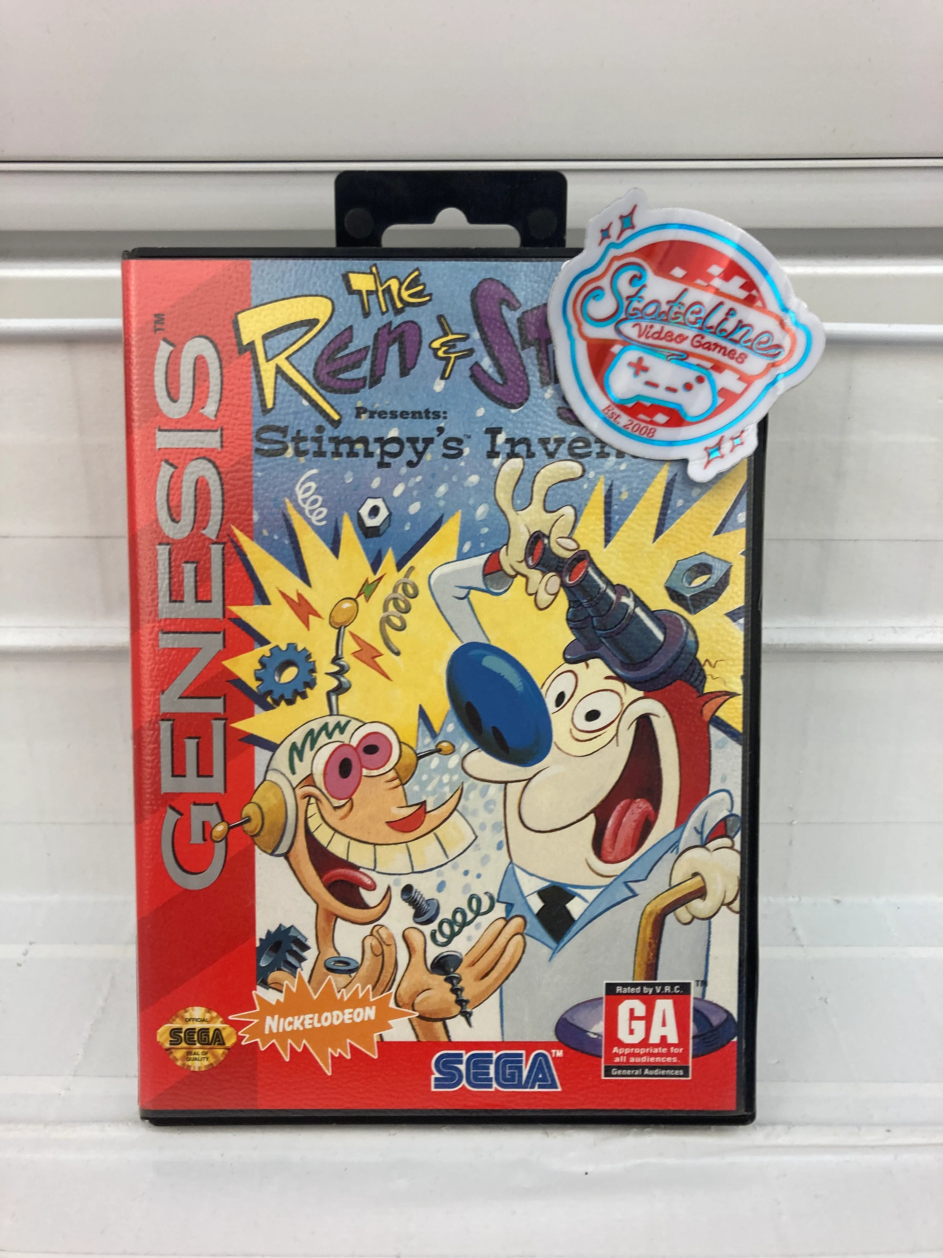 The Ren and Stimpy Show Stimpy's Invention - Sega Genesis - Image 2