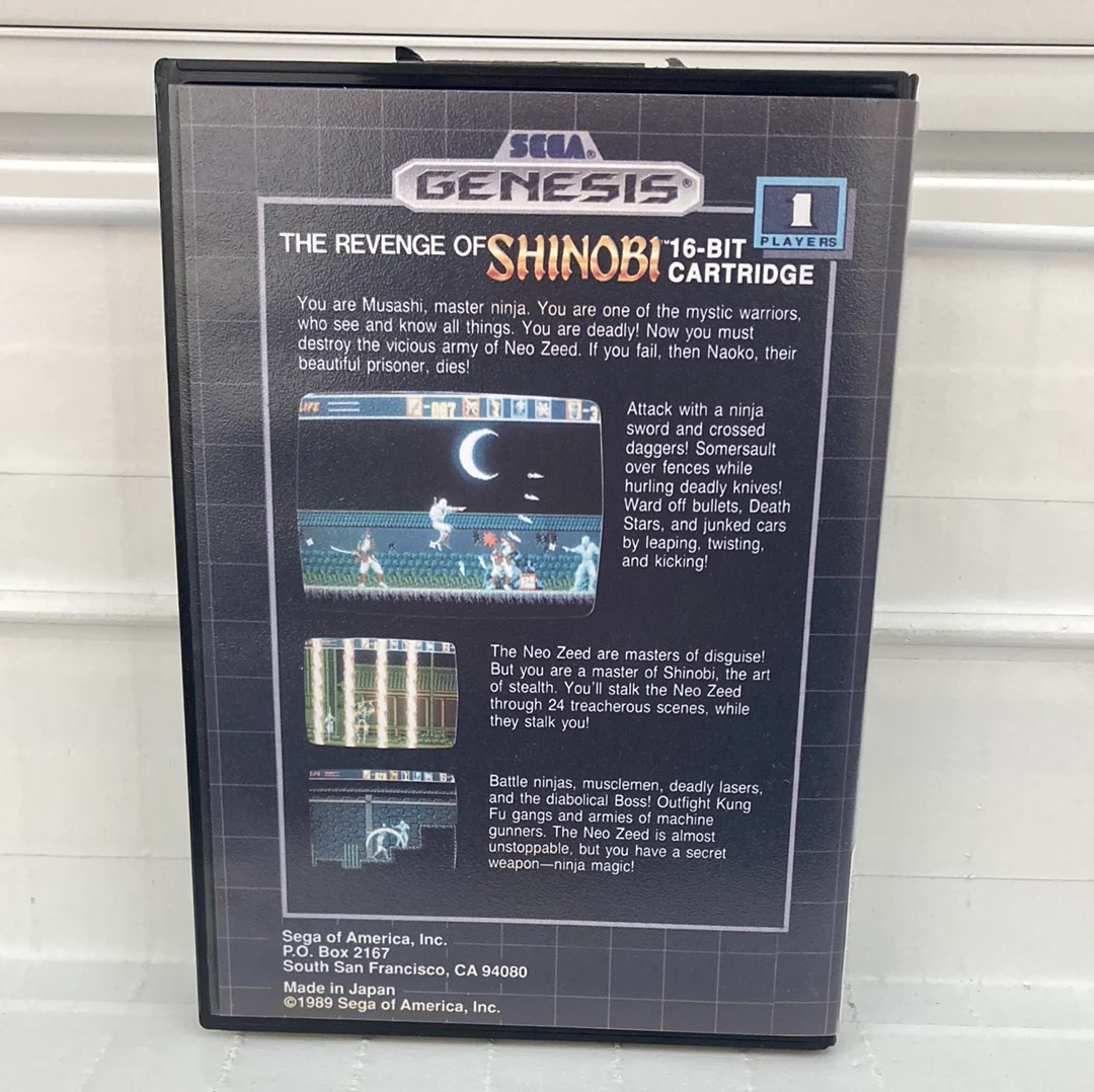 The Revenge of Shinobi - Sega Genesis - Image 2