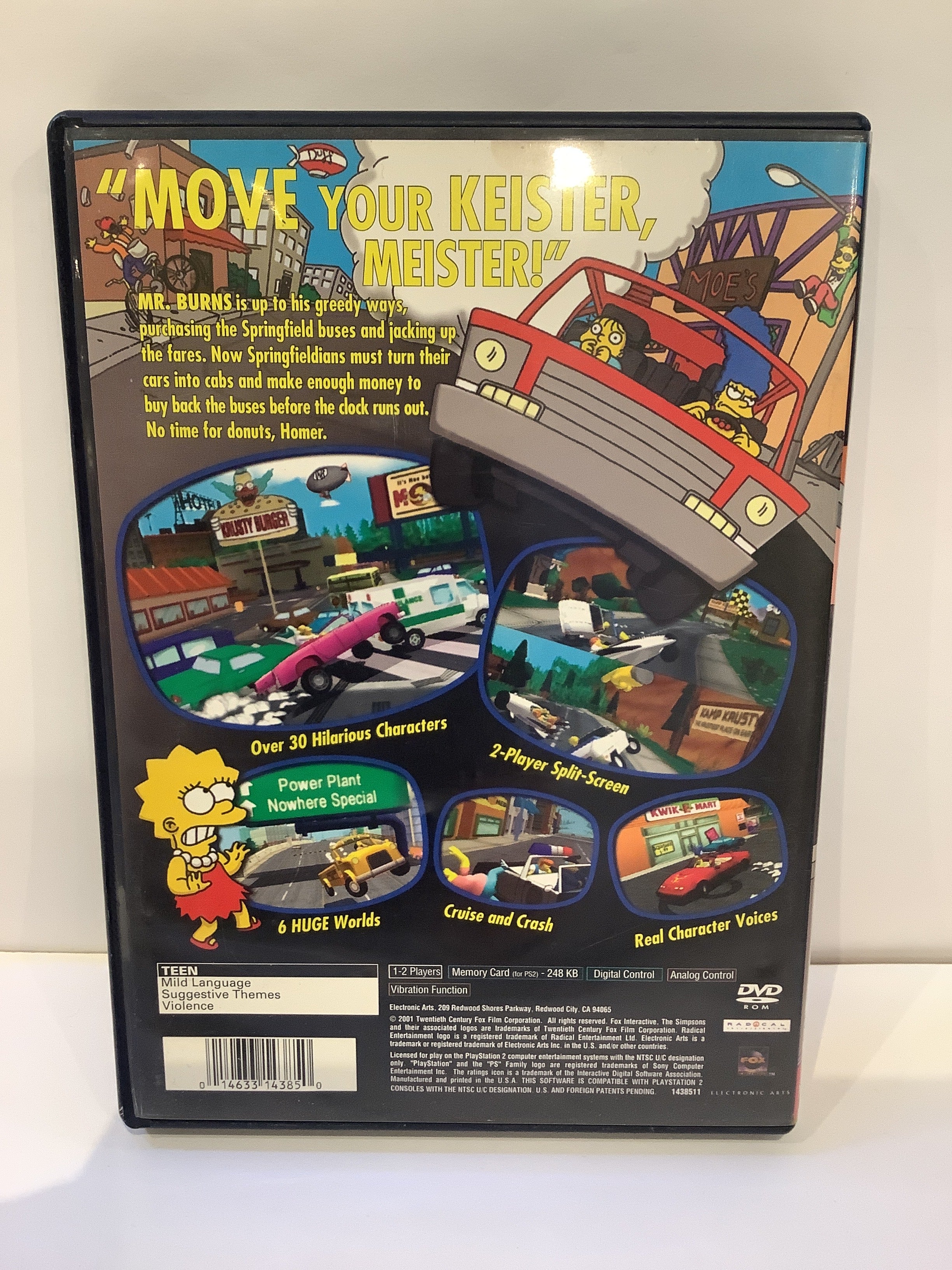 The Simpsons Road Rage - Playstation 2 - Image 2