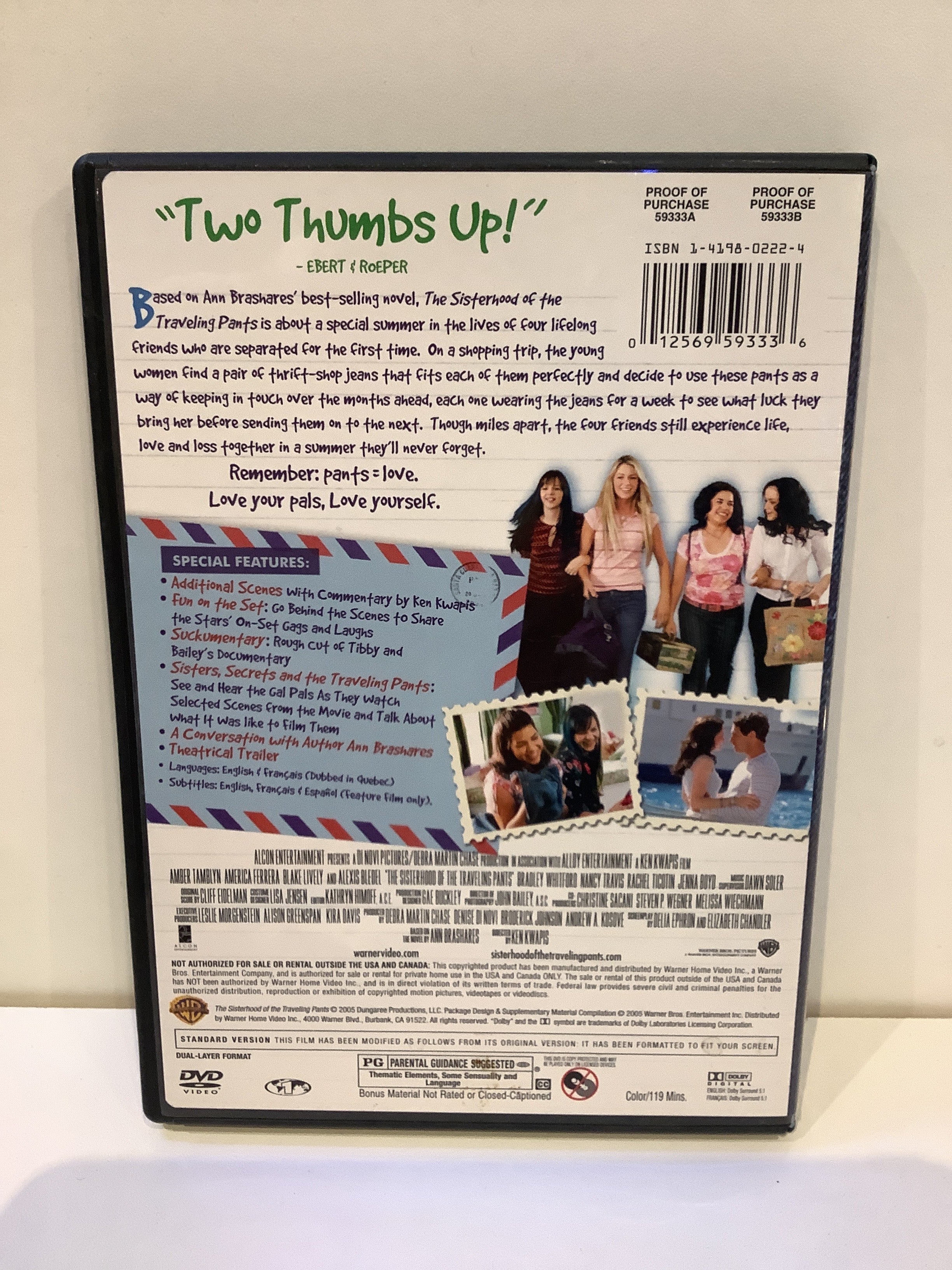 The Sisterhood of the Traveling Pants - DVD - Image 2