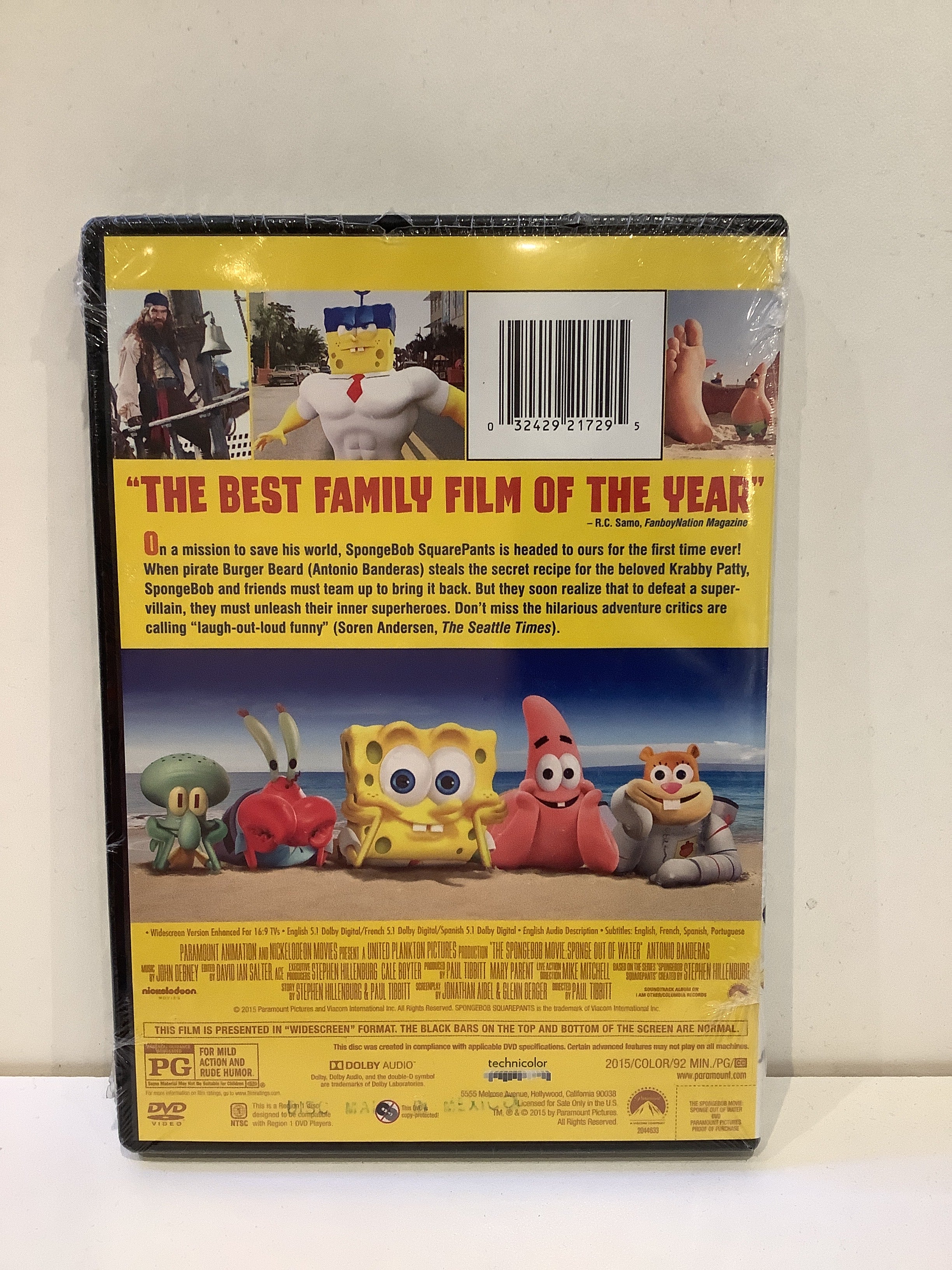 The Spongebob Movie: Sponge out of the Water - DVD - Image 2