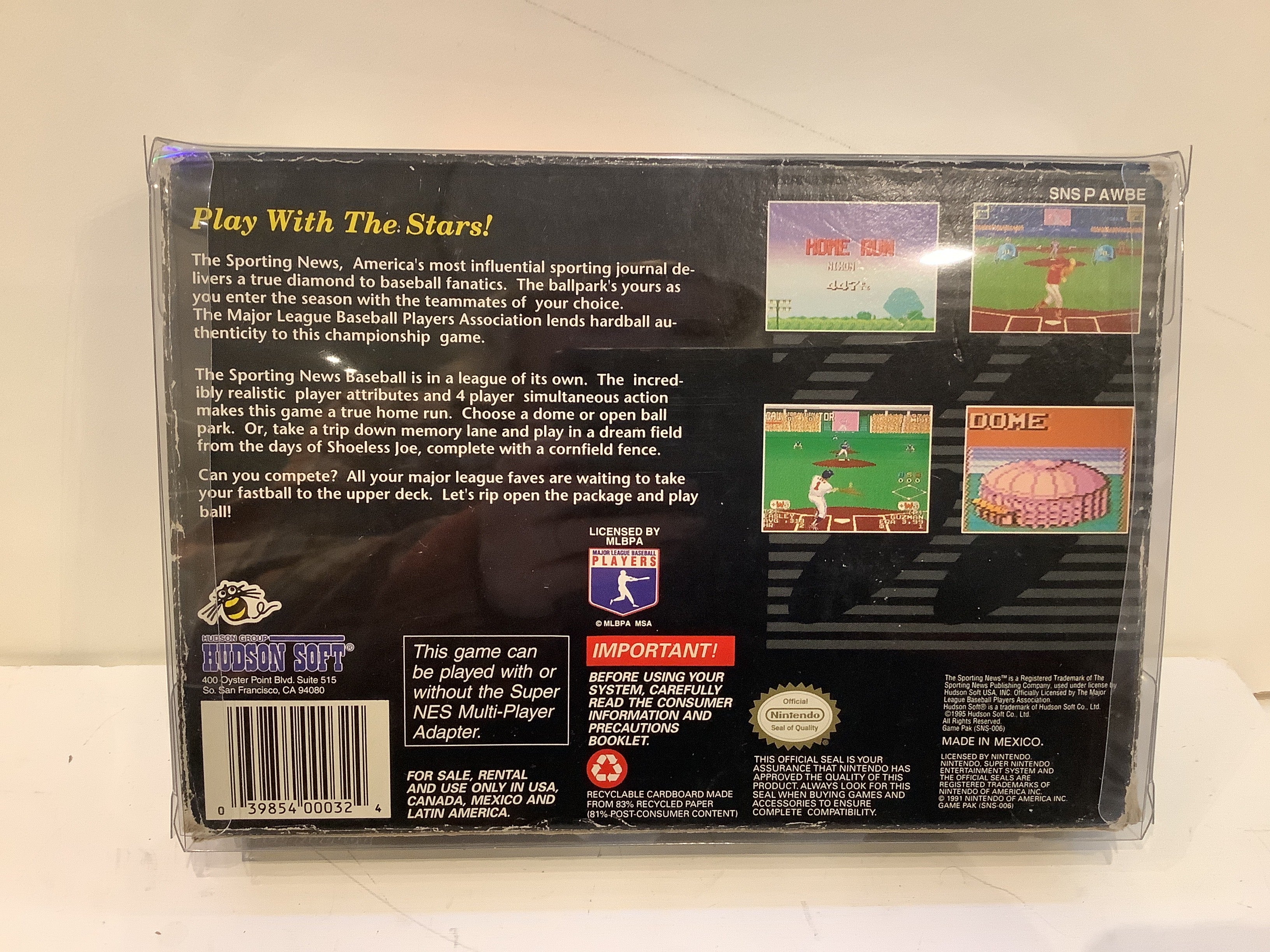The Sporting News Baseball - Super Nintendo - Image 2