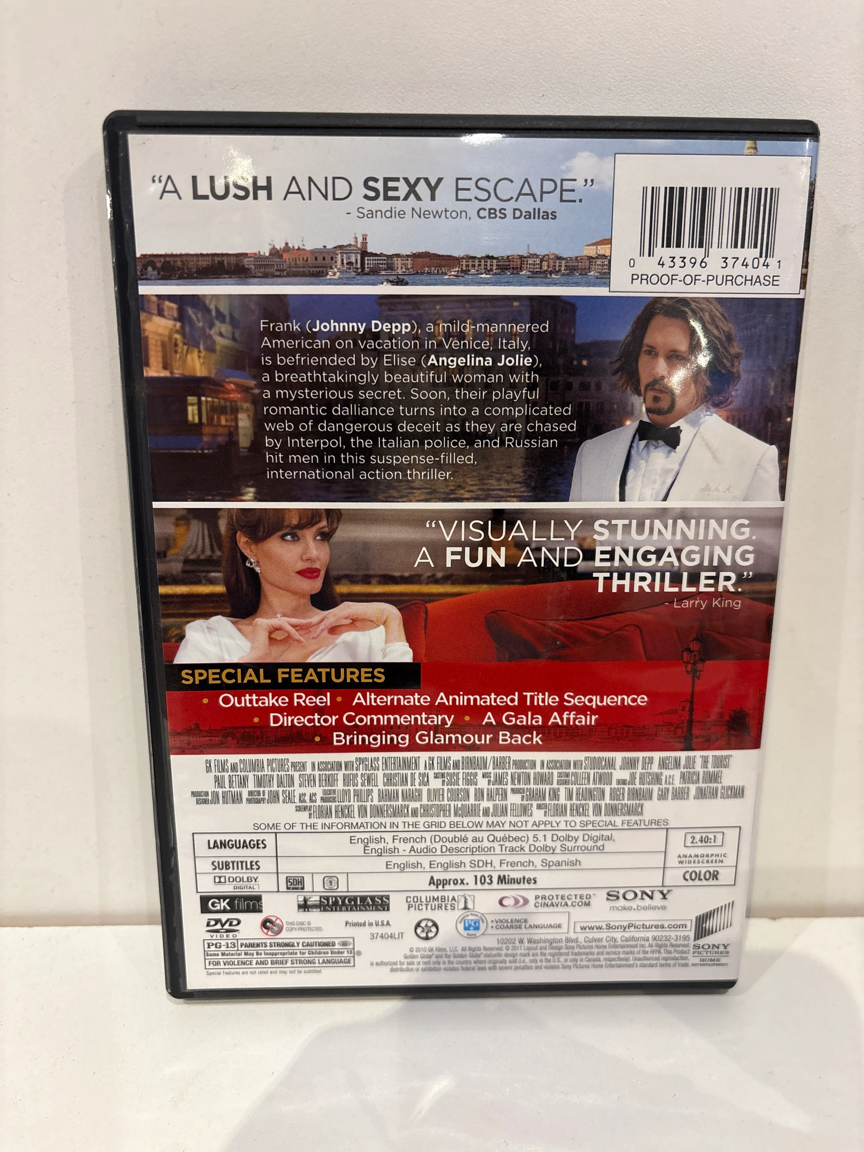 The Tourist - DVD - Image 2