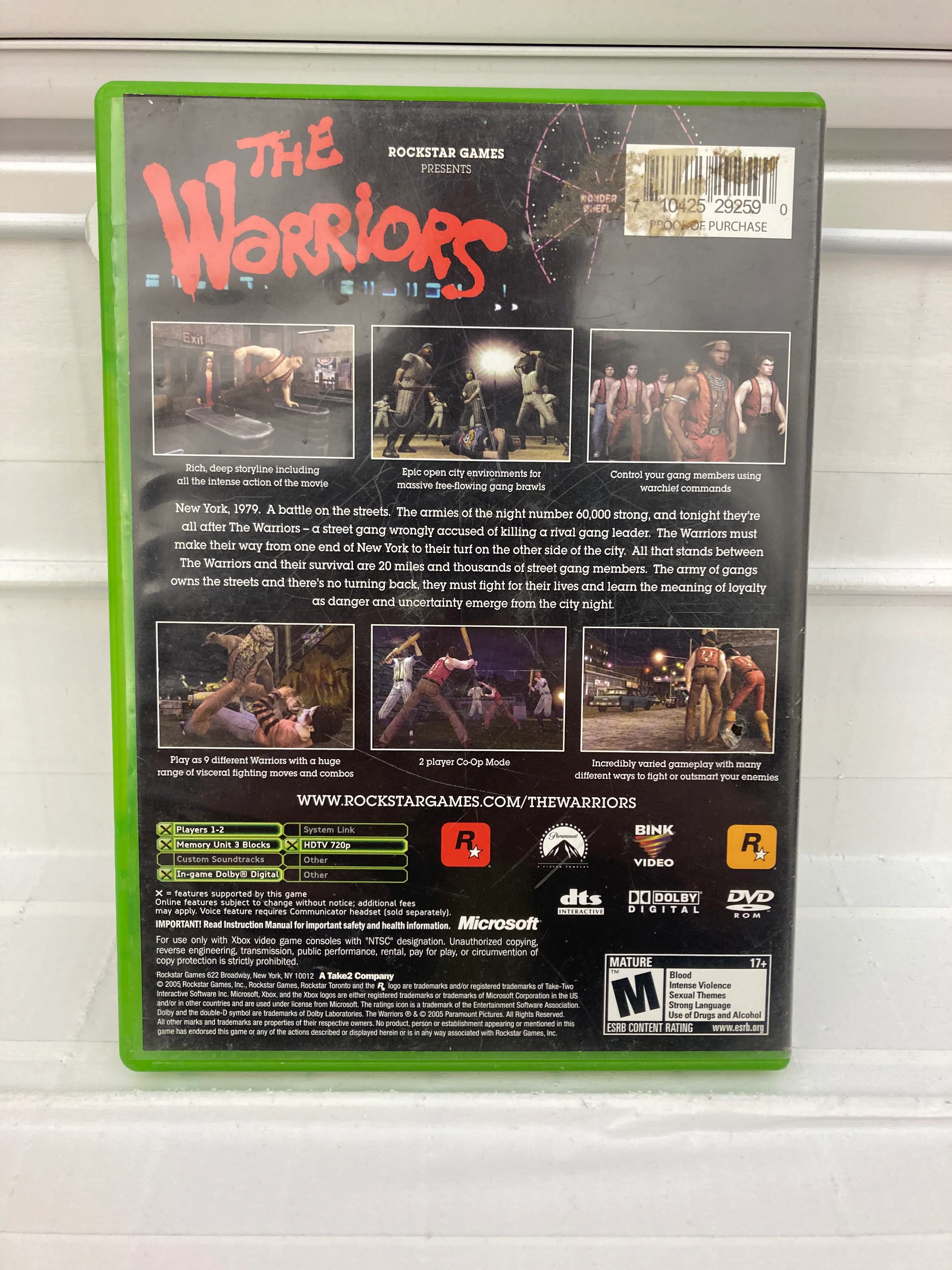 The Warriors - Xbox - Image 2