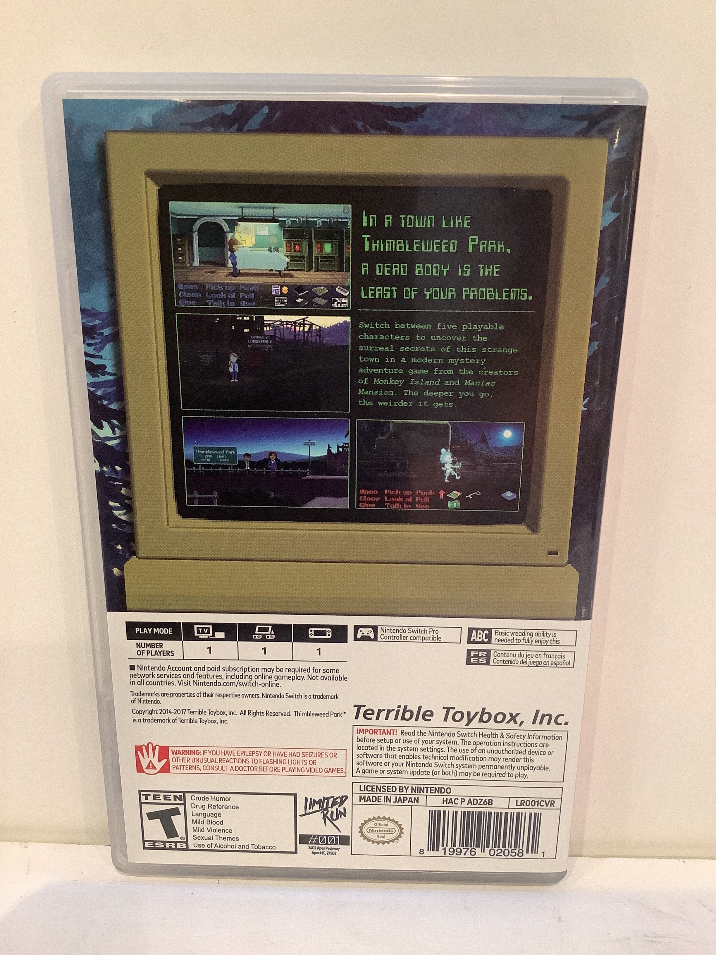 Thimbleweed Park - Nintendo Switch - Image 2
