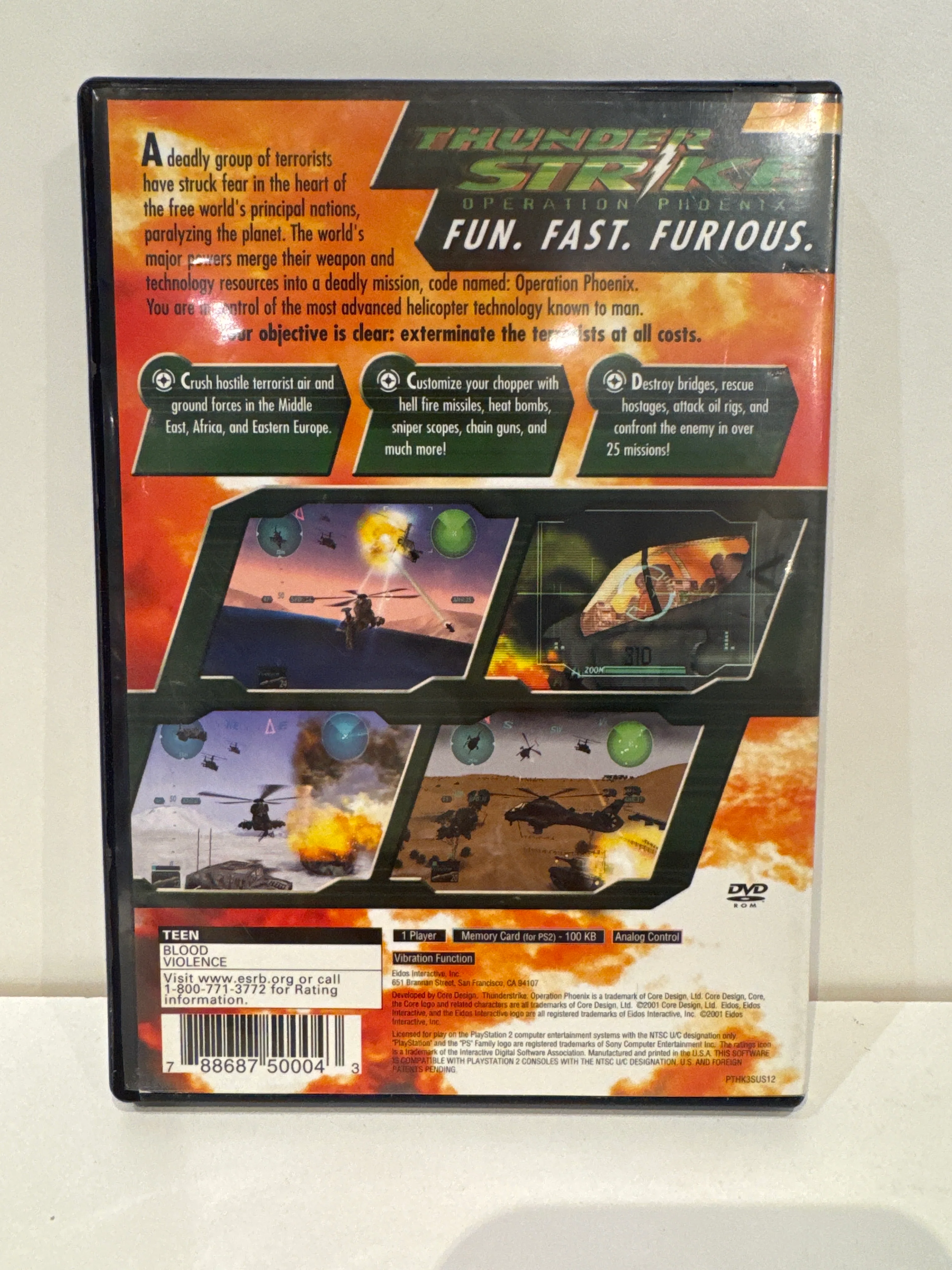 Thunder Strike: Operation Phoenix - Playstation 2 - Image 2