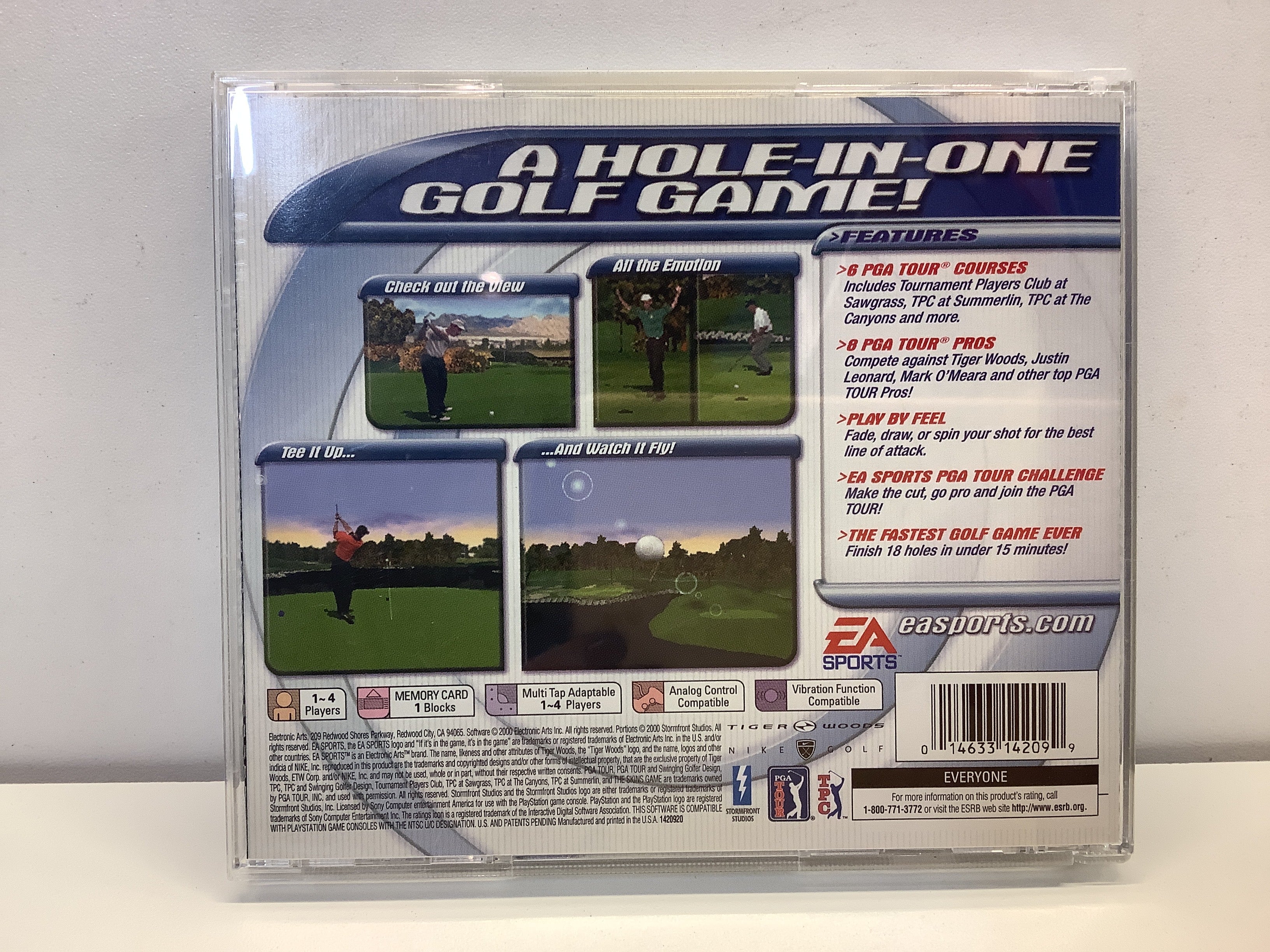 Tiger Woods PGA Tour Golf - Playstation - Image 2