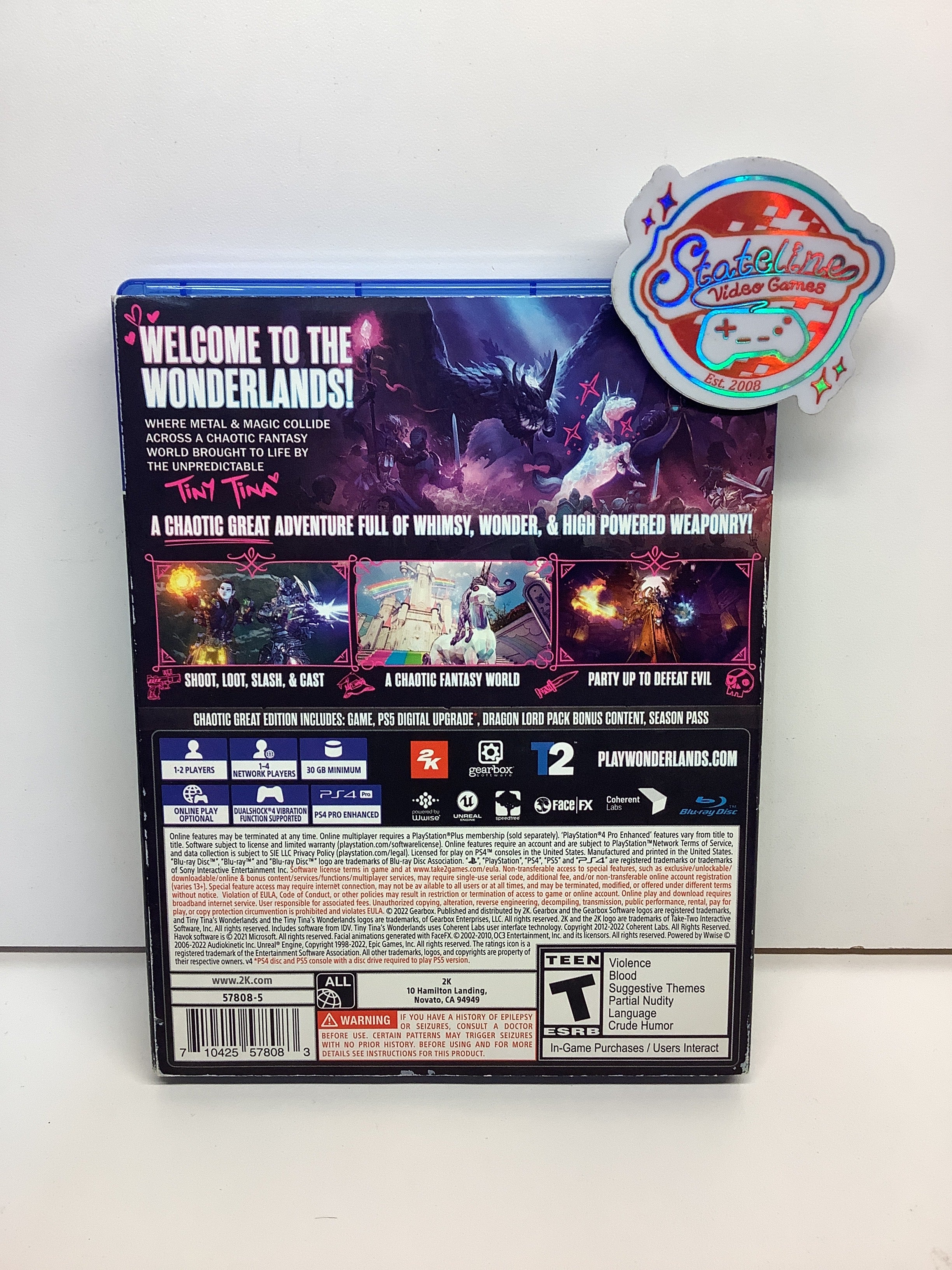 Tiny Tina's Wonderlands [Chaotic Great Edition] - Playstation 4 - Image 2
