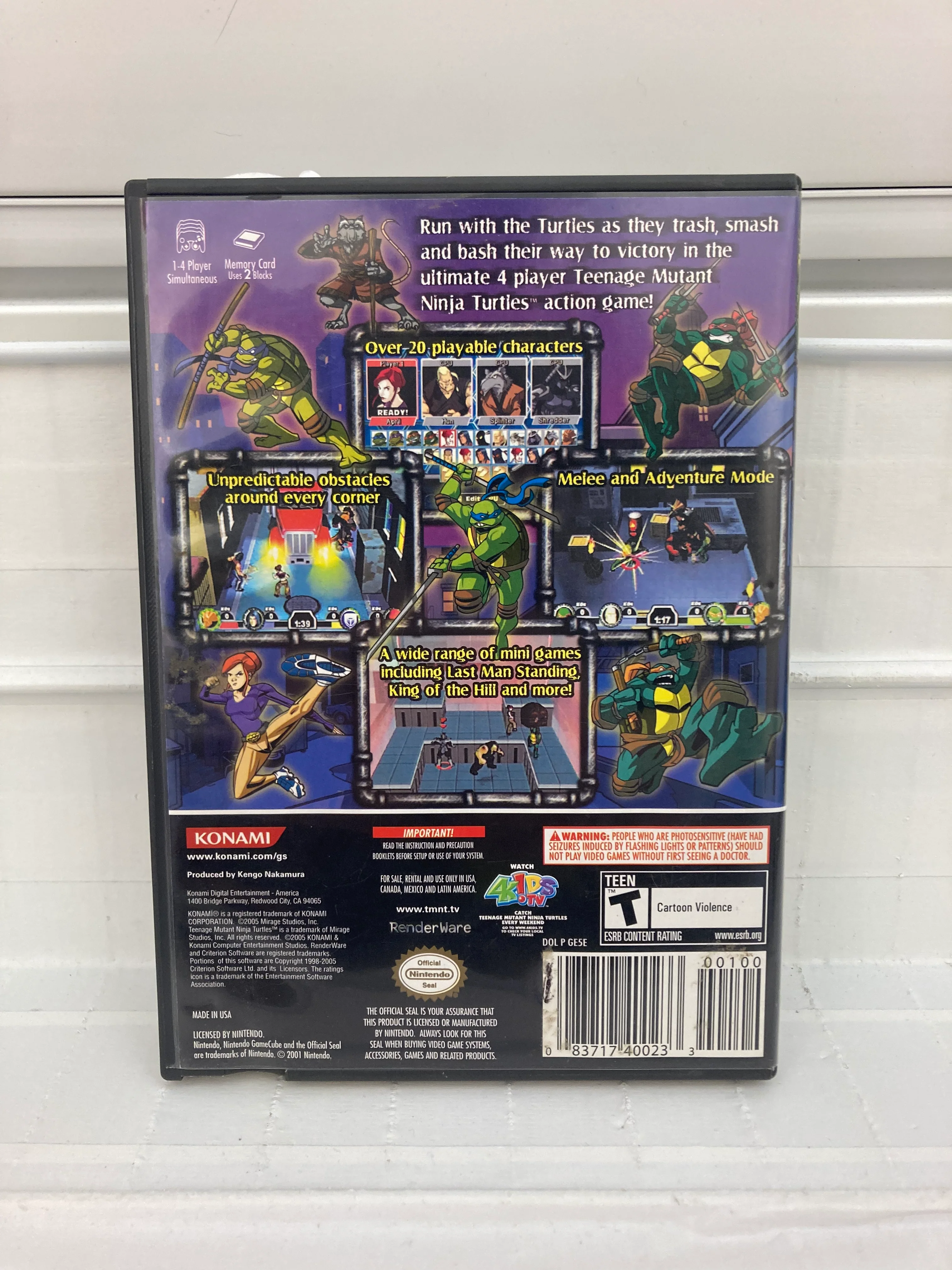 TMNT Mutant Melee - Gamecube - Image 2