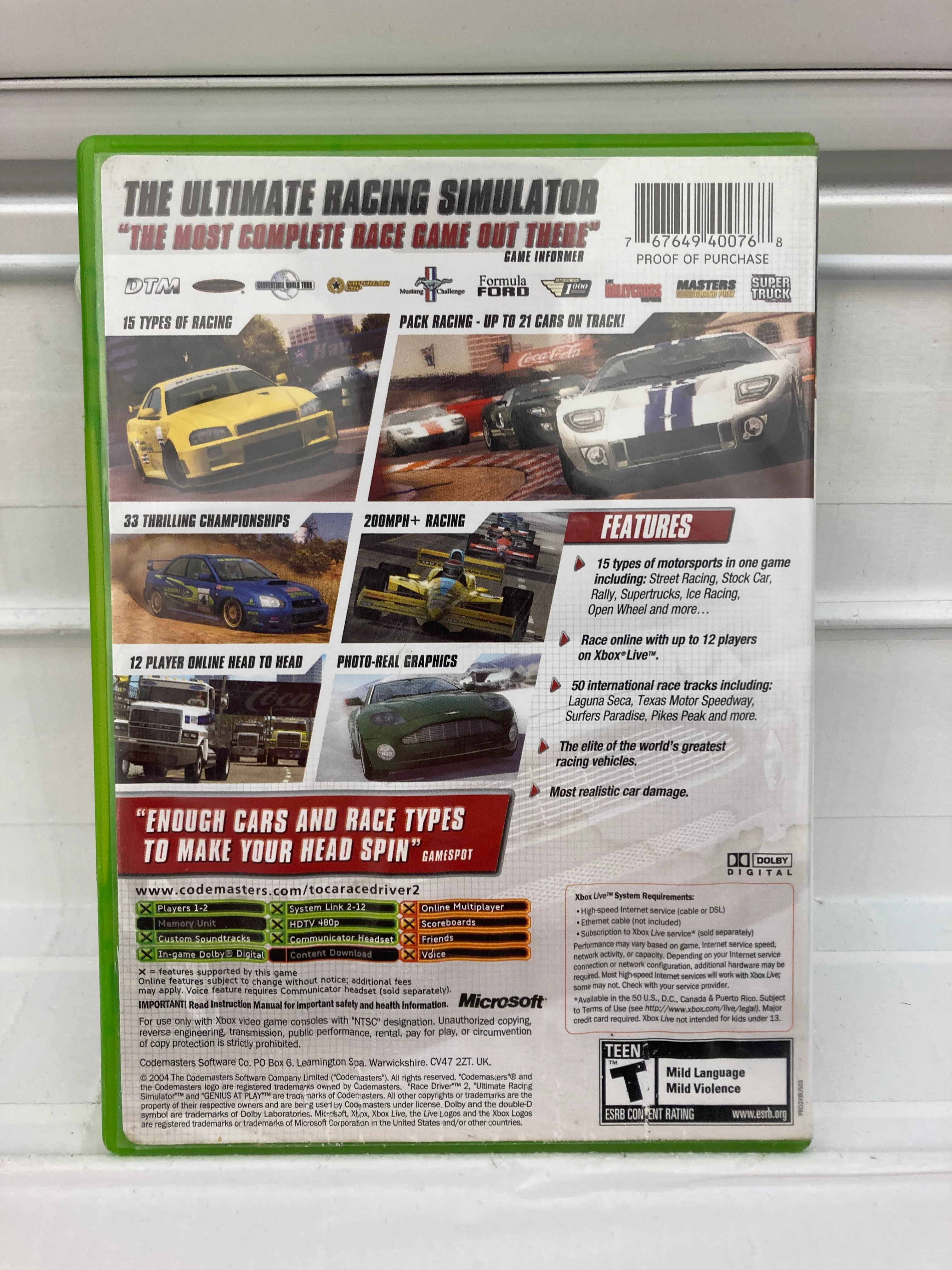 Toca Race Driver 2 - Xbox - Image 4