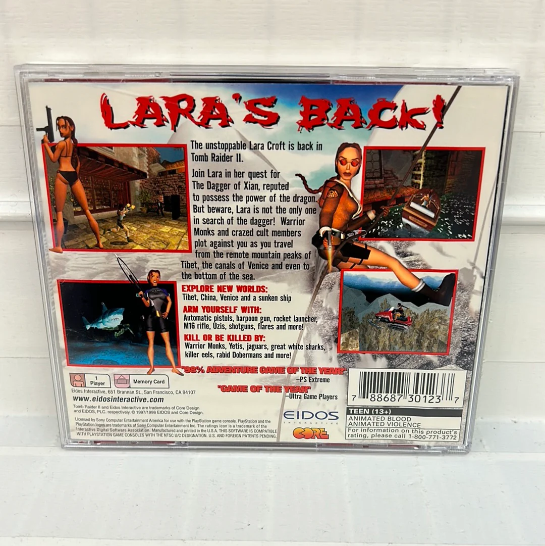 Tomb Raider II - Playstation - Image 2