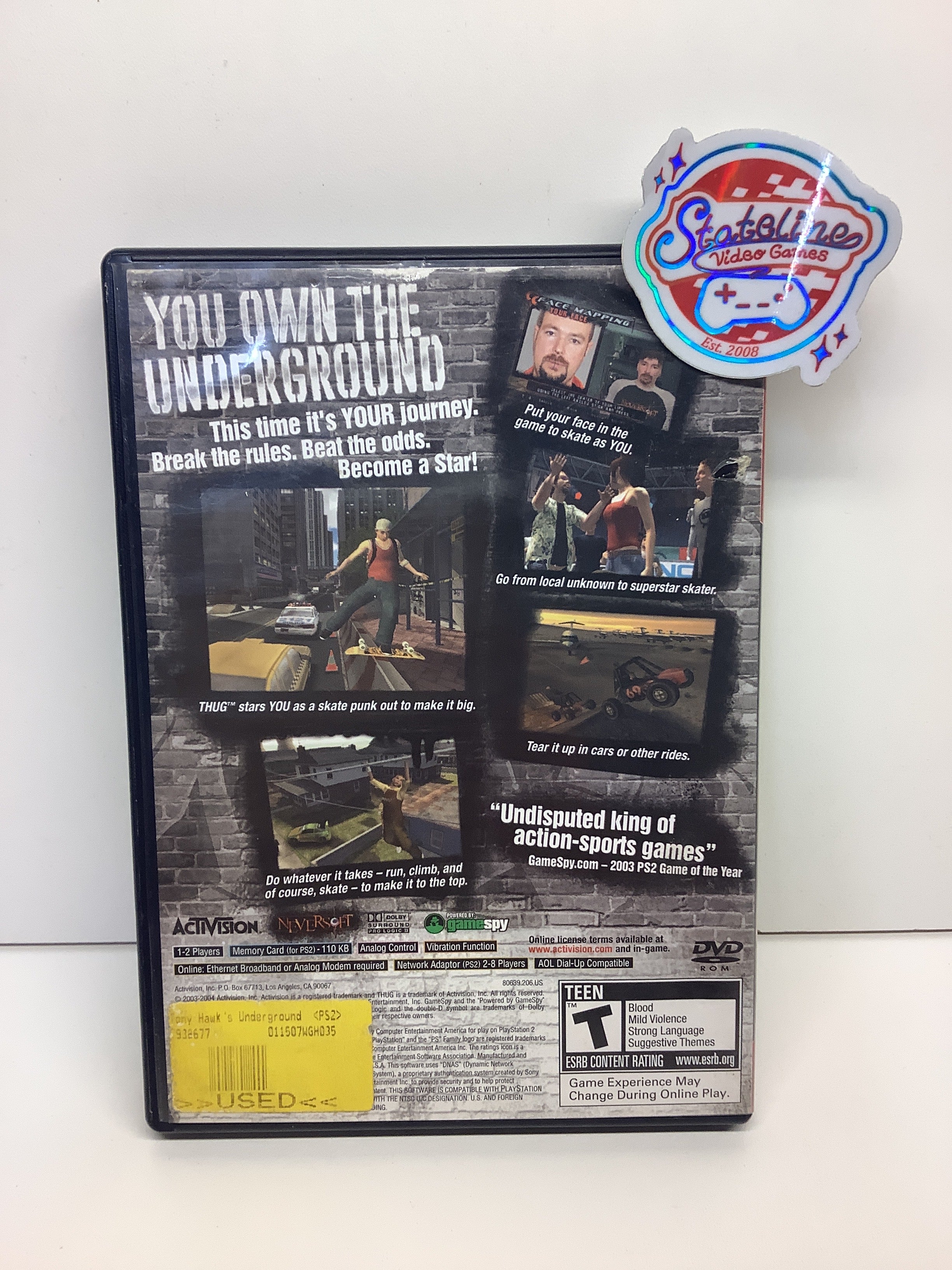 Tony Hawk Underground [Greatest Hits] - Playstation 2 - Image 2