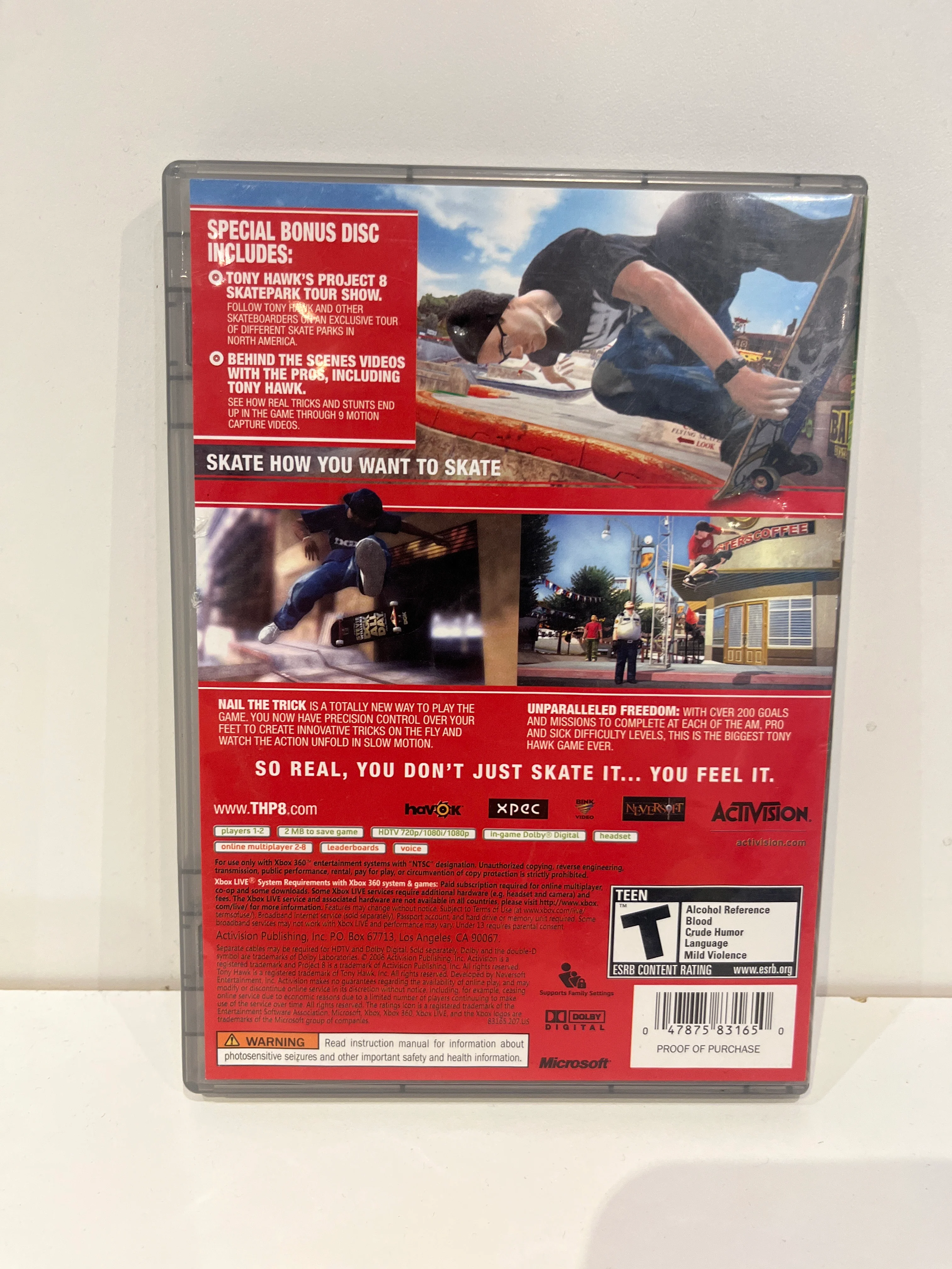 Tony Hawk's Project 8 [Platinum Hits] - Xbox 360 - Image 2