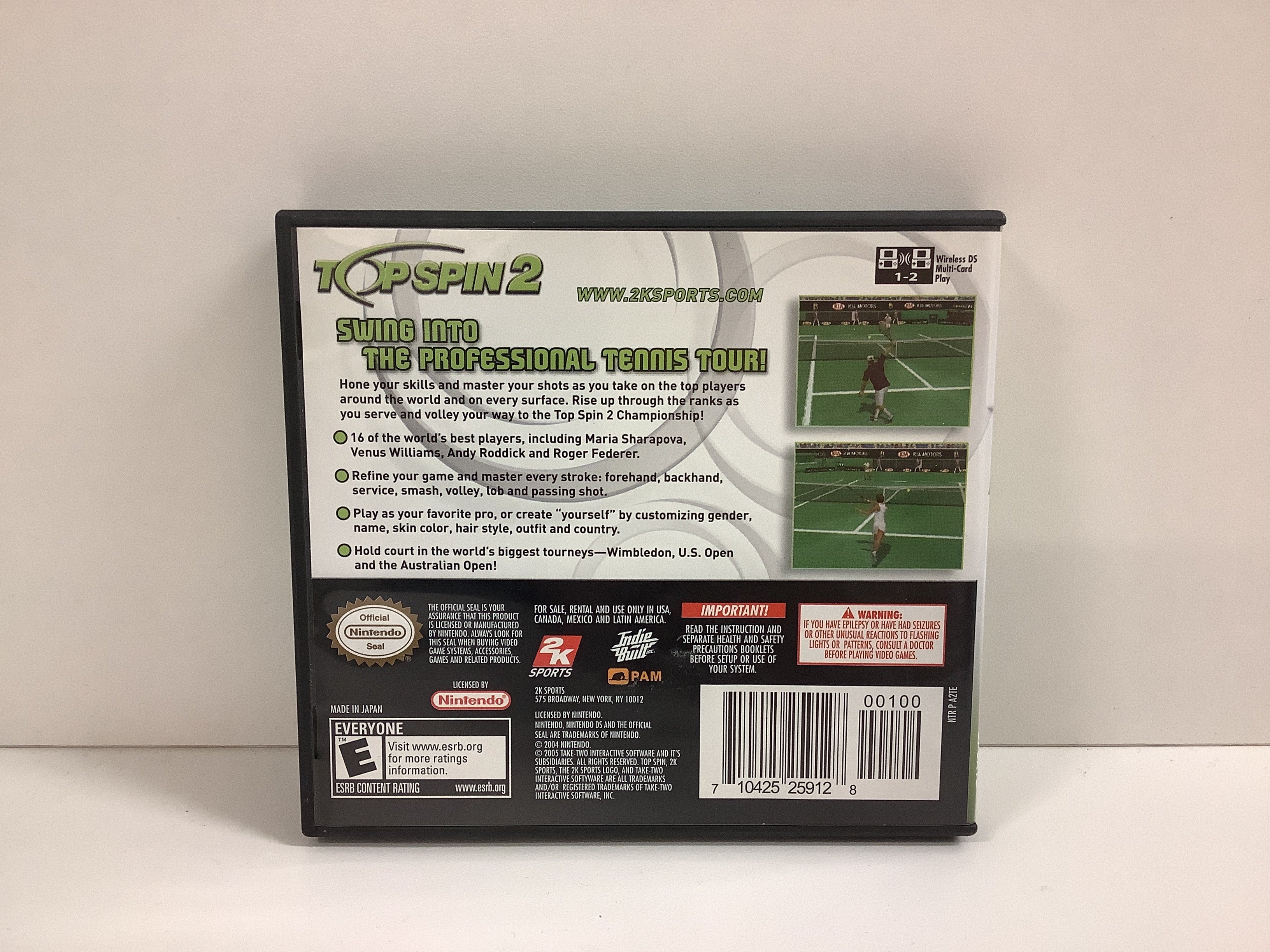 Top Spin 2 - Nintendo DS - Image 2